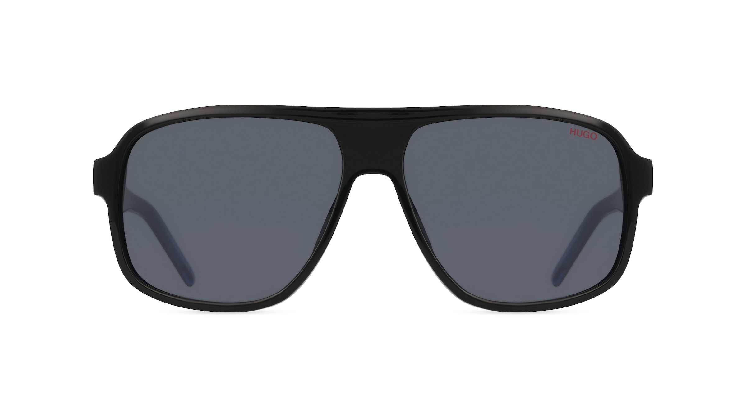 Hugo HG 1296/S Herren-Sonnenbrille Vollrand Eckig Acetat-Gestell, schwarz