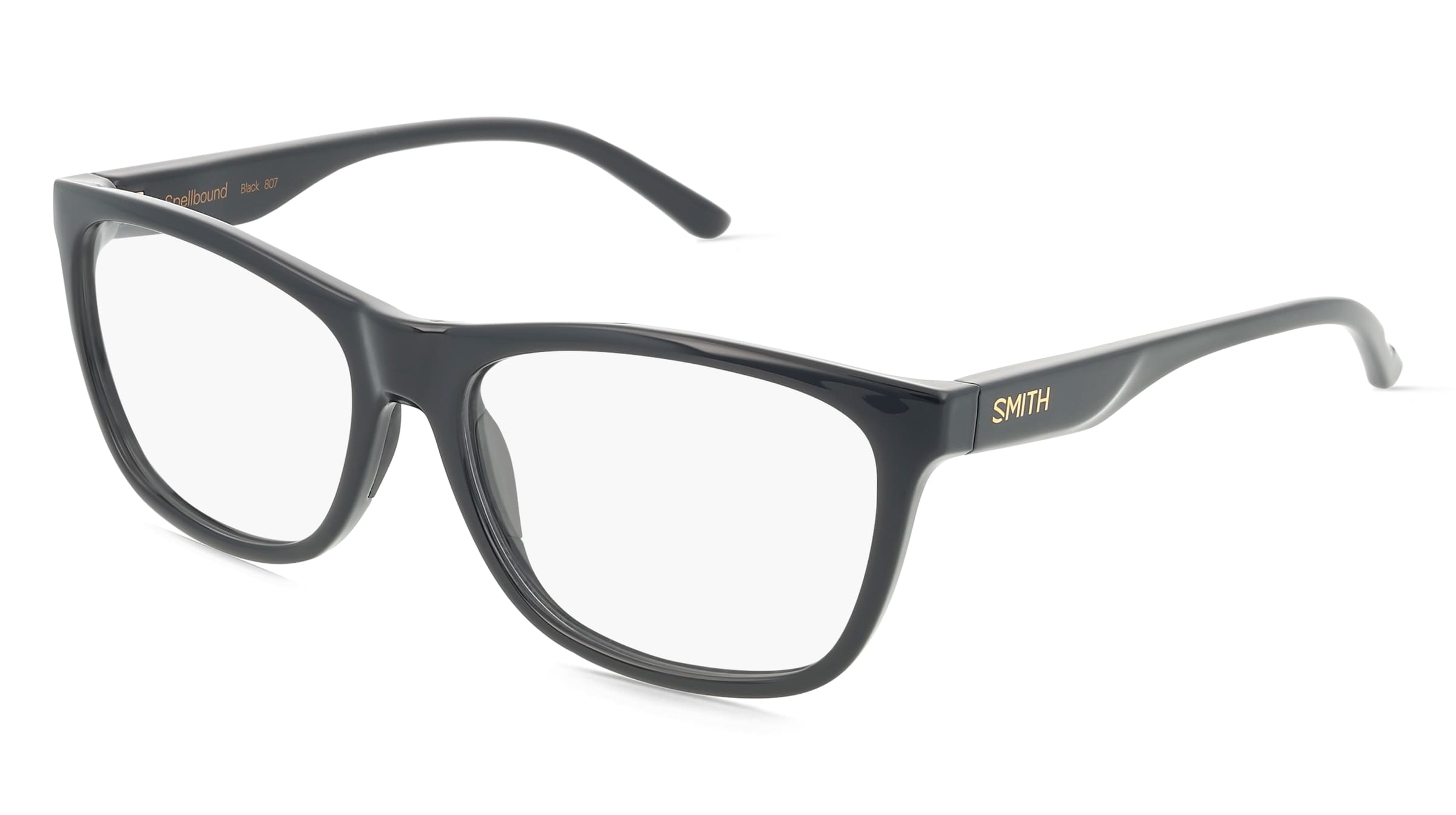 Smith SPELLBOUND Damen-Brille inkl. Gläser Vollrand Rund Kunststoff-Gestell 55/16/140, Schwarz