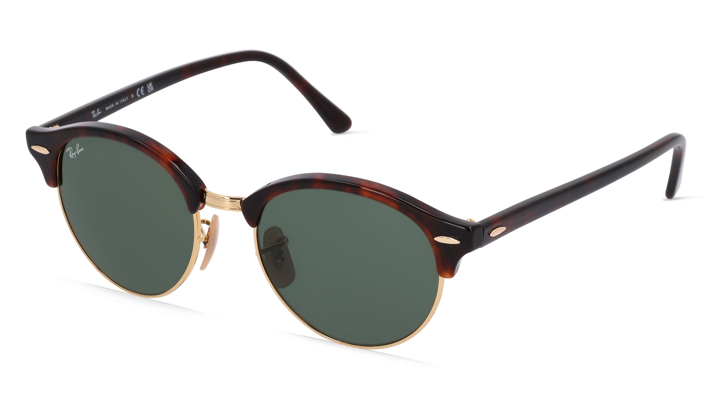 Ray-Ban RB4246 Unisex-Sonnenbrille Vollrand Rund Acetat-Gestell, Havanna