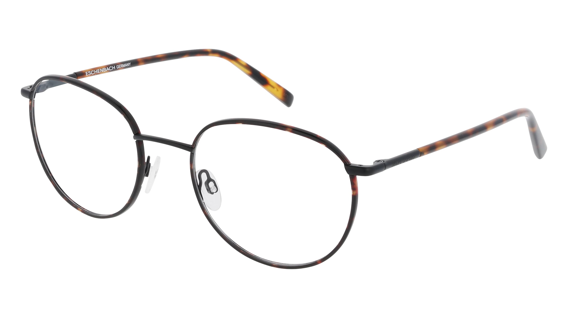 Marc O'Polo 501031 Herren-Brille inkl. Gläser Vollrand Panto Acetat-Gestell 55/21/145, Havanna