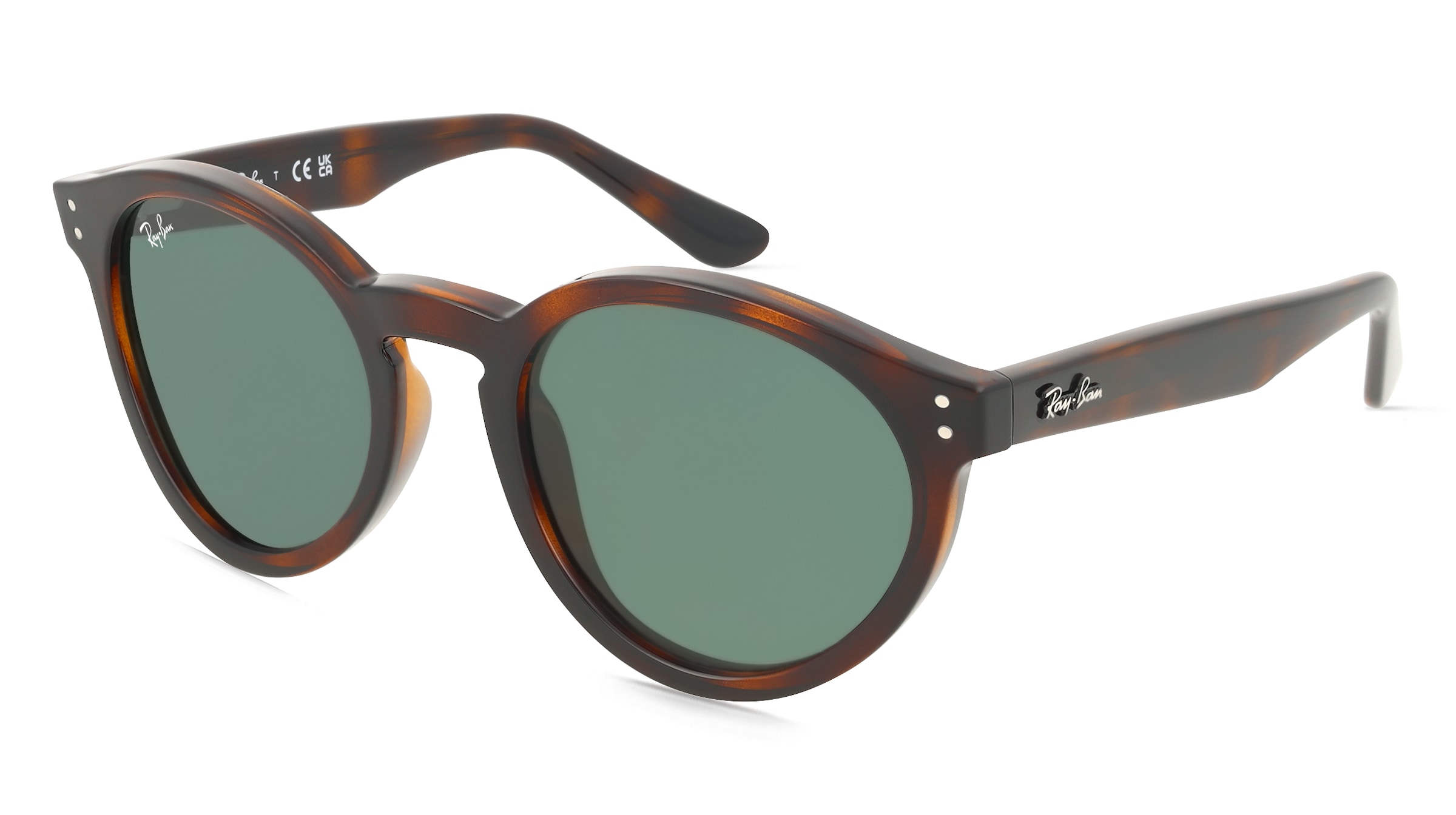 Ray-Ban 0RBR0505S Unisex-Sonnenbrille Vollrand Panto Kunststoff-Gestell, Havanna