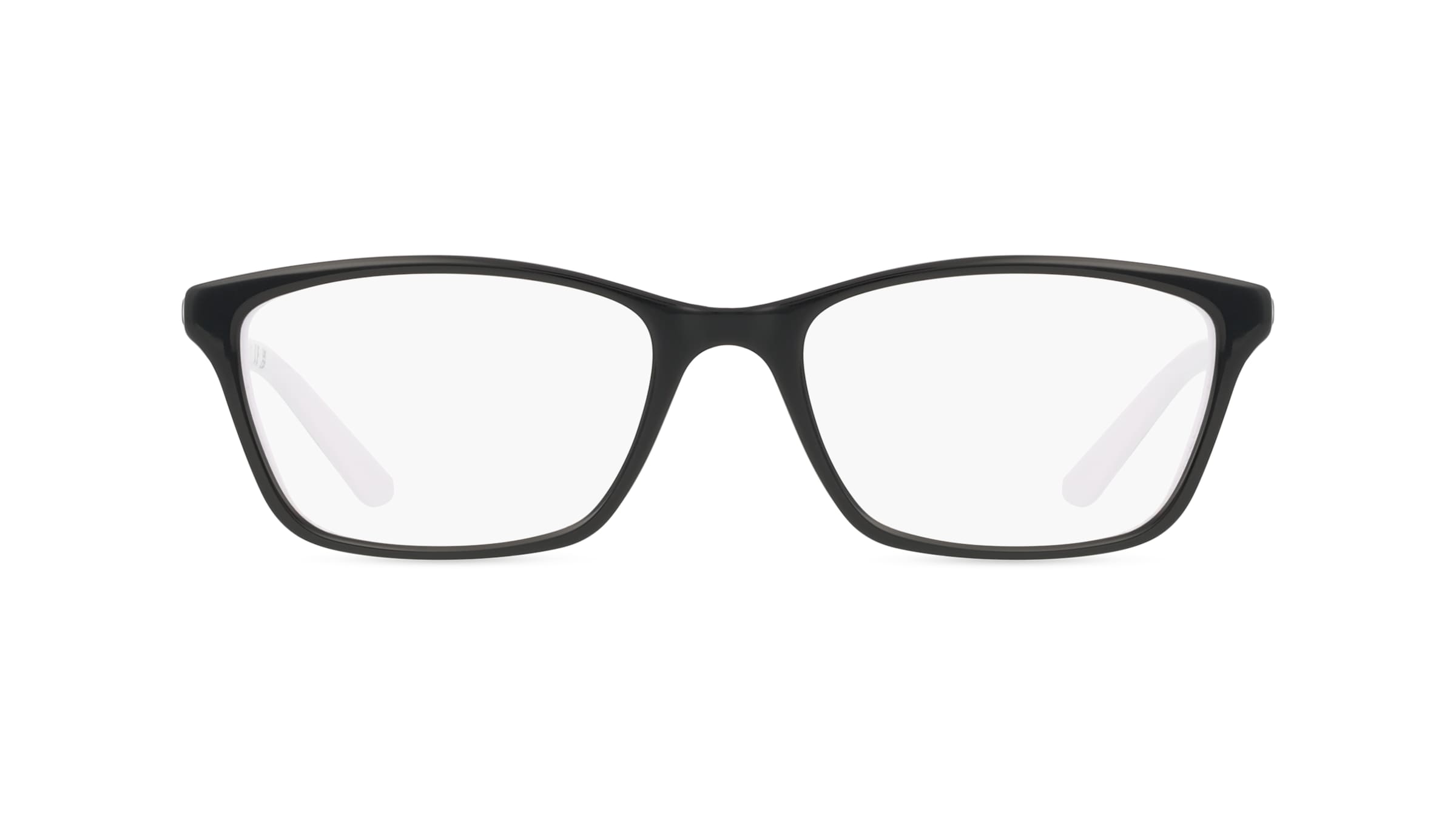 Ralph RA7044 Damen-Brille inkl. Gläser Vollrand Cateye Kunststoff-Gestell 52mm/16mm/135mm, schwarz