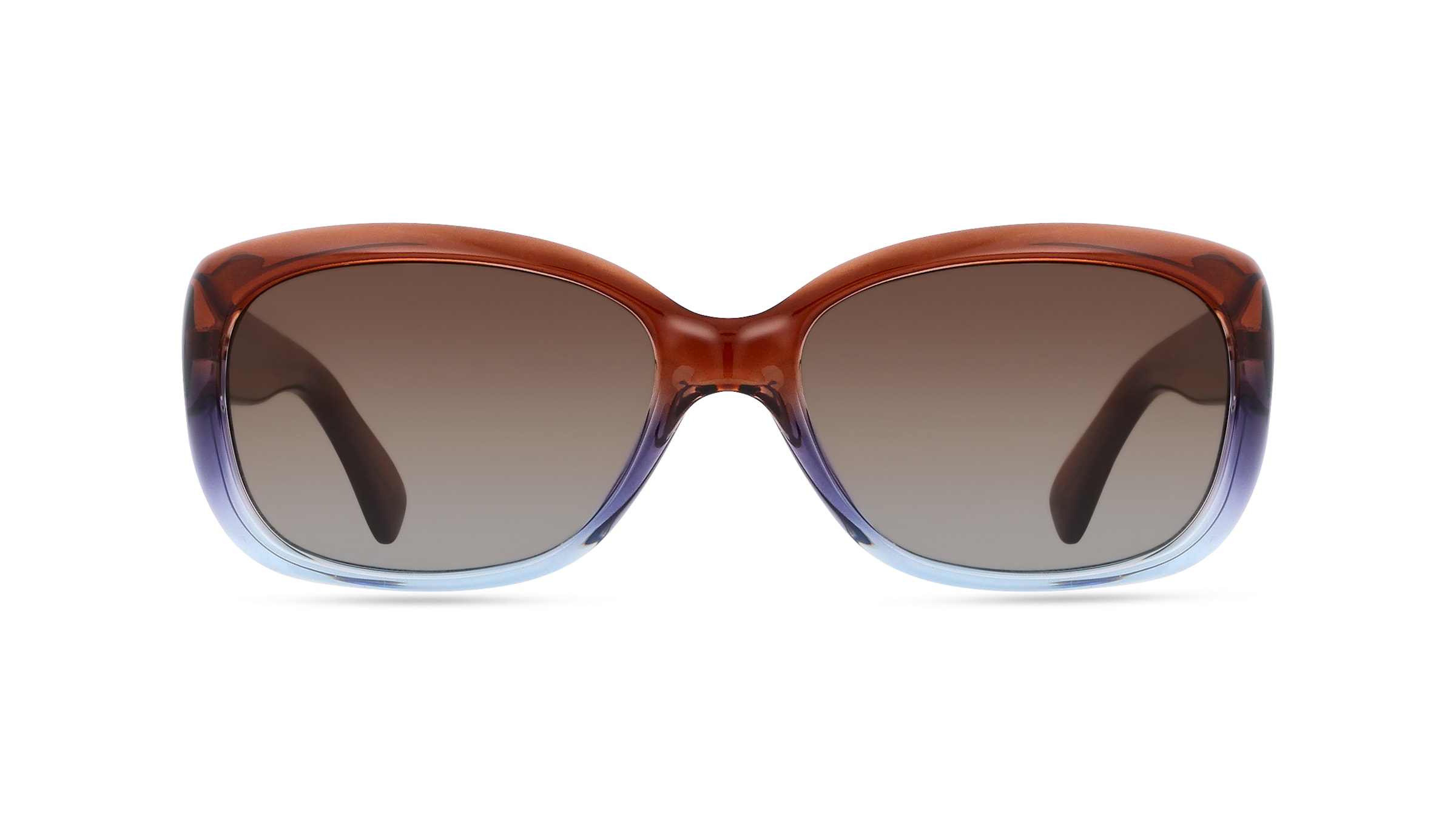 Fielmann OU 033 SUN CL Damen-Sonnenbrille Vollrand Eckig Acetat-Gestell, braun