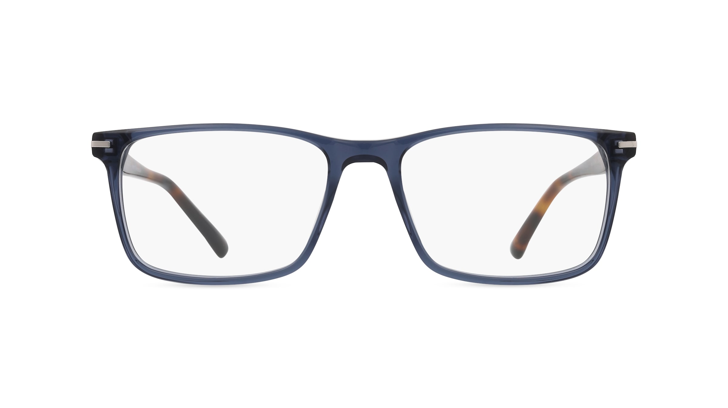 Fielmann OL 021 CL Herren-Brille inkl. Gläser Vollrand Eckig Acetat-Gestell 55mm/17mm/145mm, blau