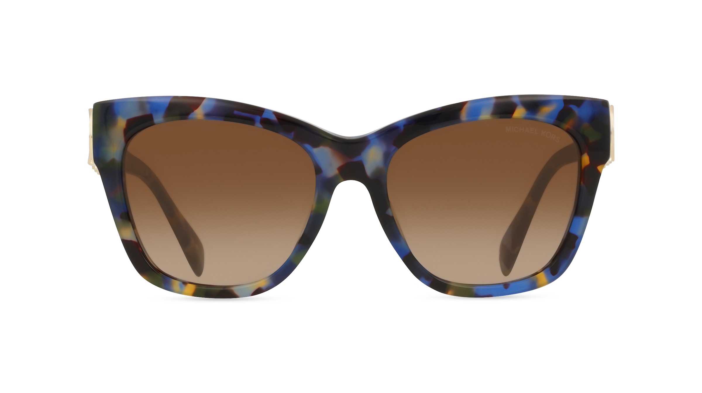 Michael Kors MK2182U Damen-Sonnenbrille Vollrand Butterfly Acetat-Gestell, blau