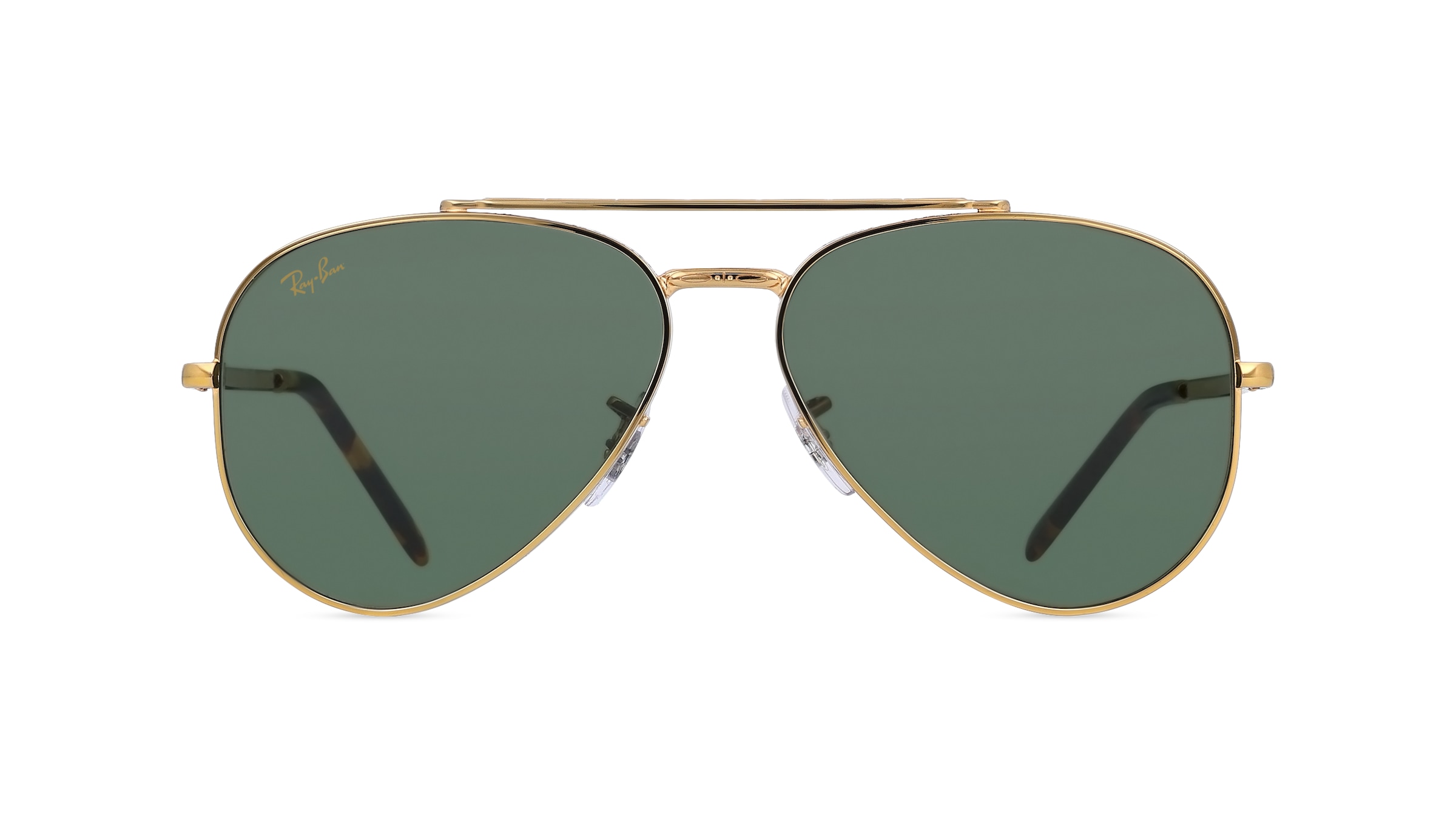 Ray-Ban RB 3625 Unisex-Sonnenbrille Vollrand Pilot Metall-Gestell, gold