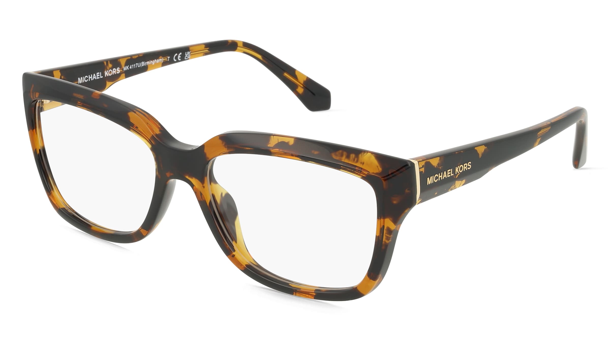 Michael Kors 0MK4117U BIRMINGHAM Damen-Brille inkl. Gläser Vollrand Quadratisch Kunststoff-Gestell 54/16/140, Grün