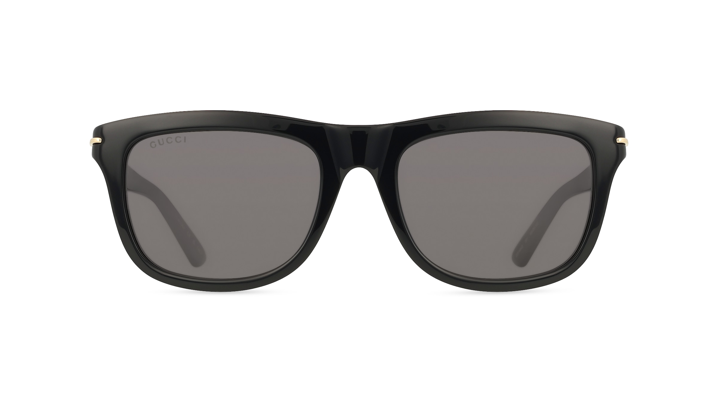 Gucci GG1444S Herren-Sonnenbrille Vollrand Eckig Recycled Acetat-Gestell, schwarz