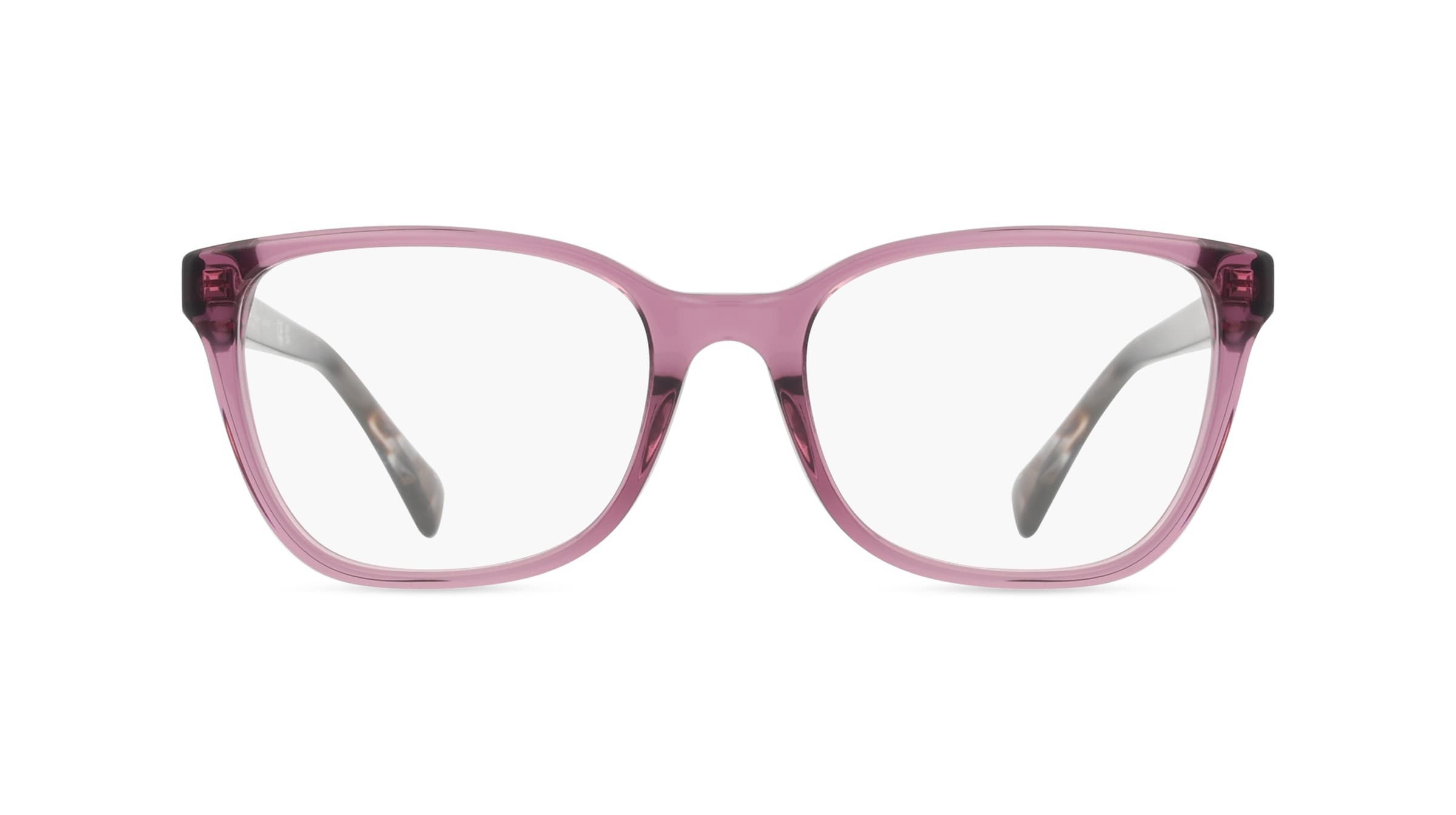 Ralph RA7137U Damen-Brille inkl. Gläser Vollrand Cateye Acetat-Gestell 51mm/18mm/145mm, transparent