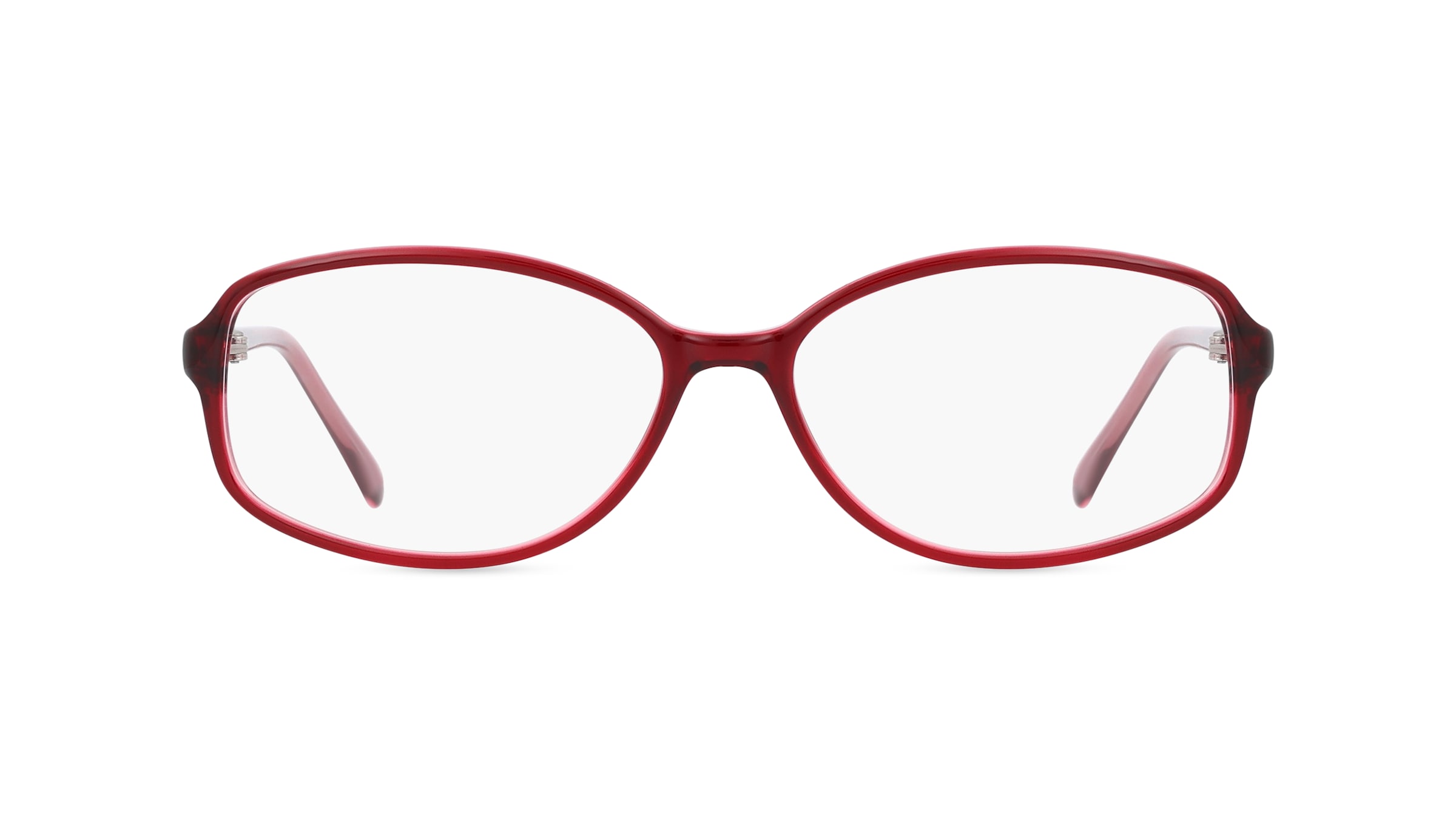 Fielmann MC 590 CL Damen-Brille inkl. Gläser Vollrand Eckig Propionat-Gestell 52mm/14mm/130mm, rot