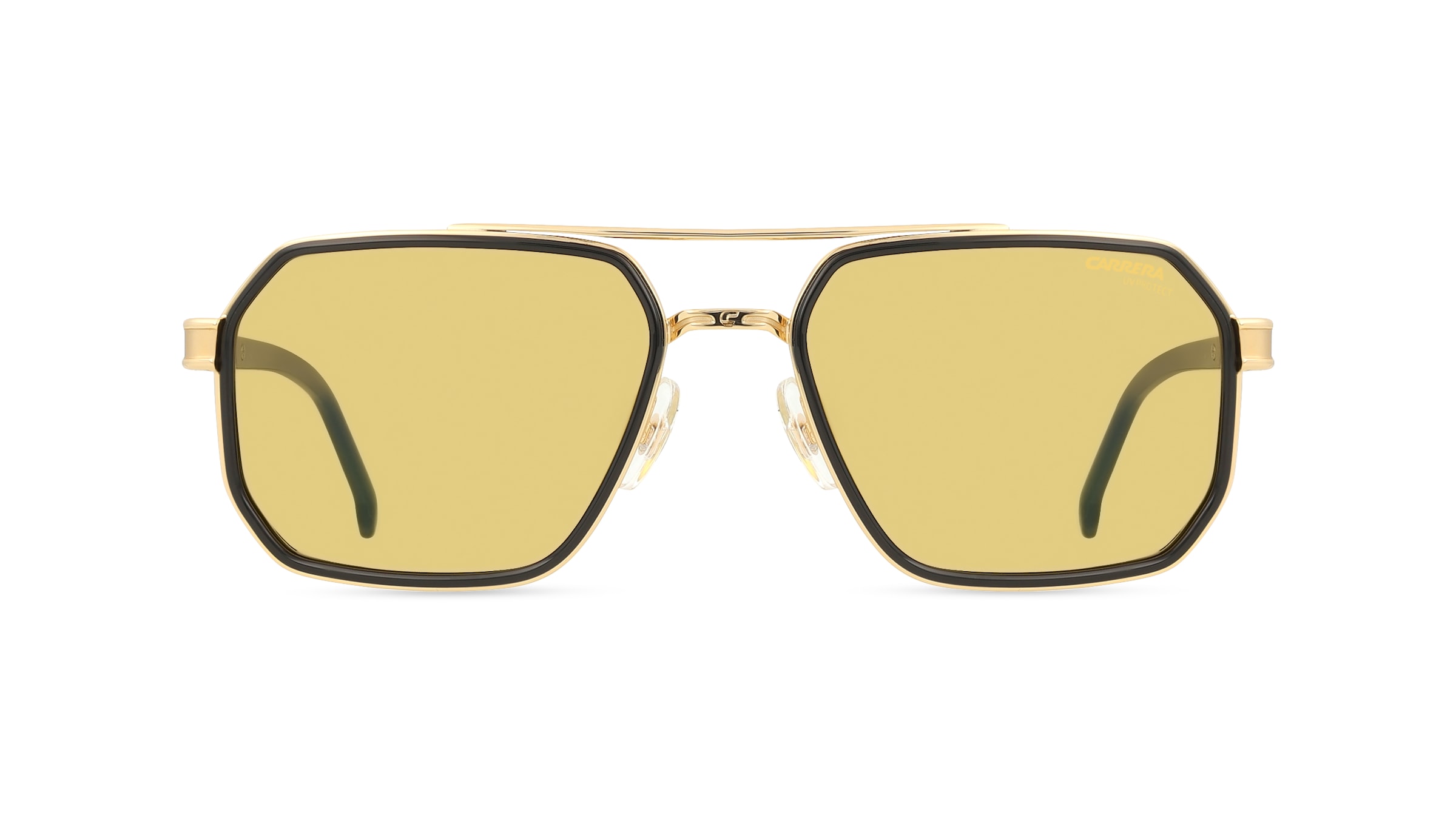Carrera 1069/S Herren-Sonnenbrille Vollrand Eckig Edelstahl-Gestell, Schwarz