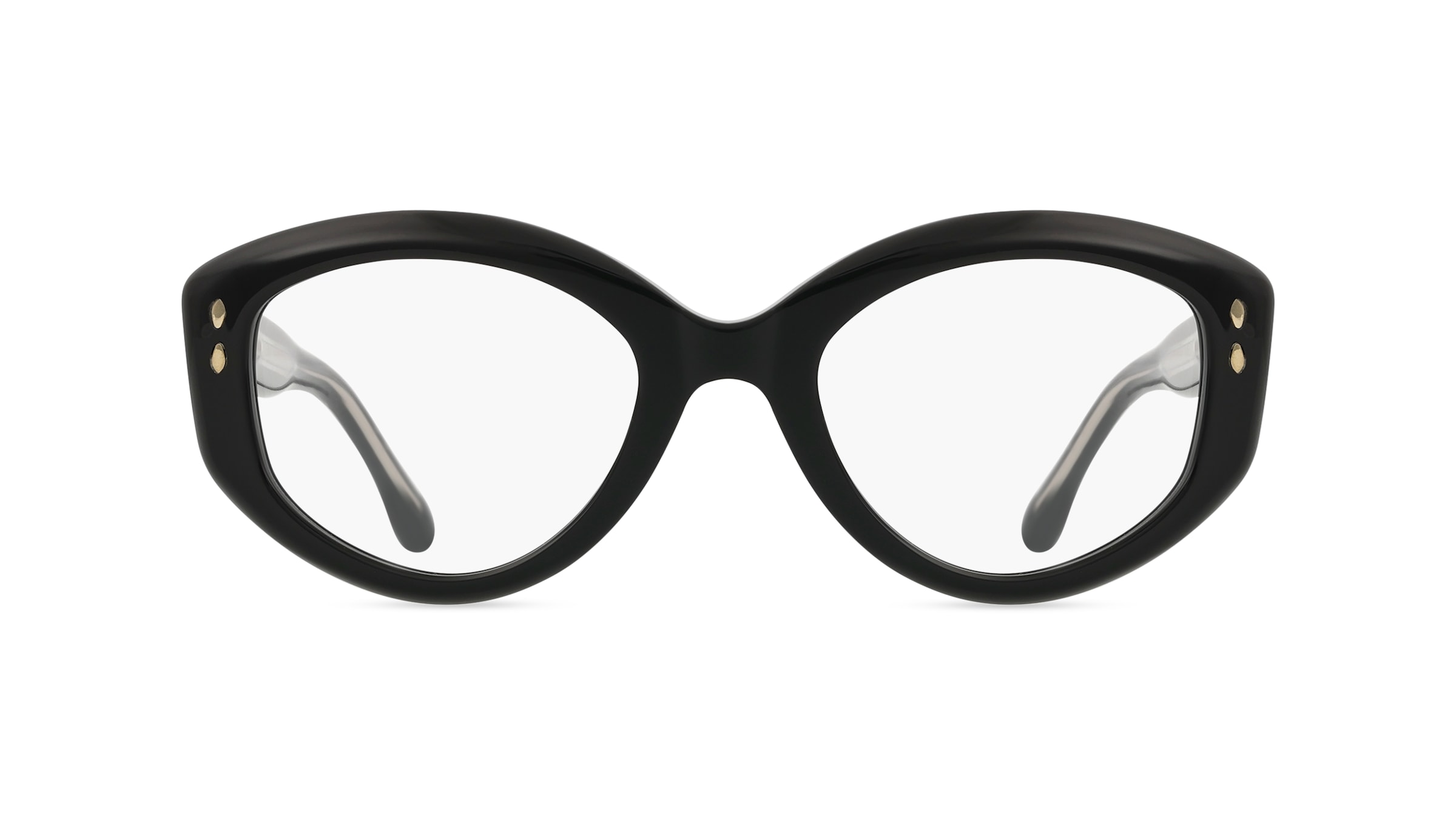 Isabel Marant IM 0088/G Damen-Brille inkl. Gläser Vollrand Rund Acetat-Gestell 50mm/21mm/145mm, schwarz