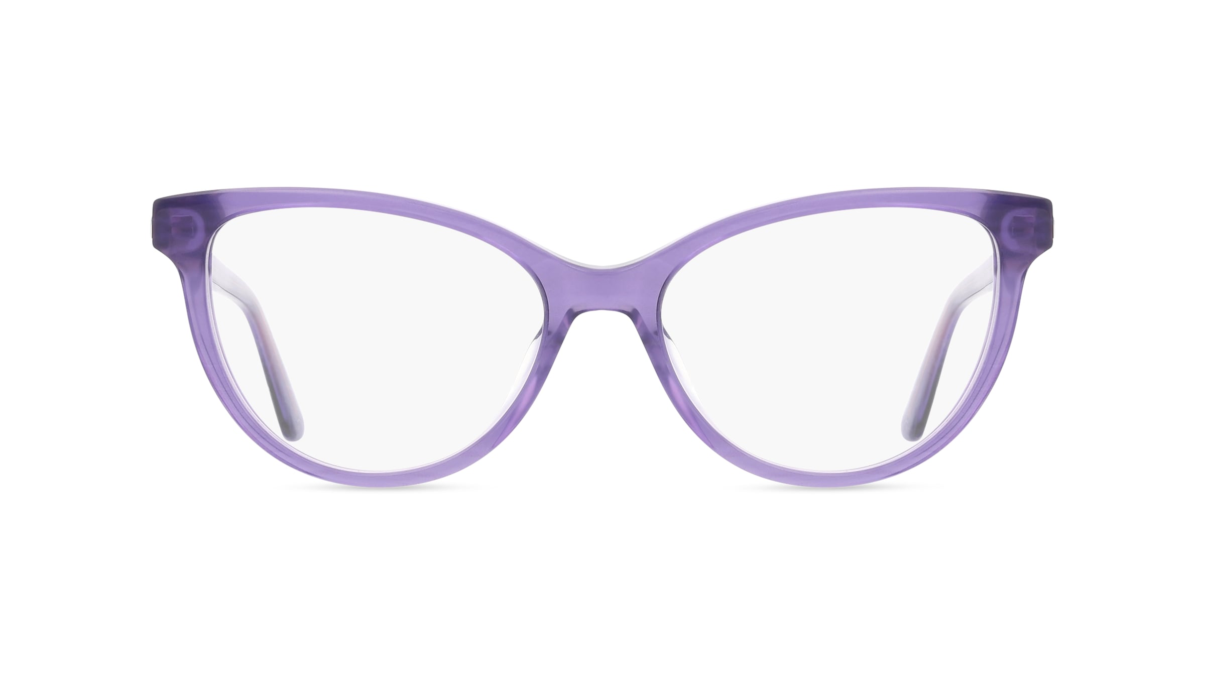 Guess GU50195 Damen-Brille inkl. Gläser Vollrand Cateye Acetat-Gestell 53mm/16mm/140mm, Lila