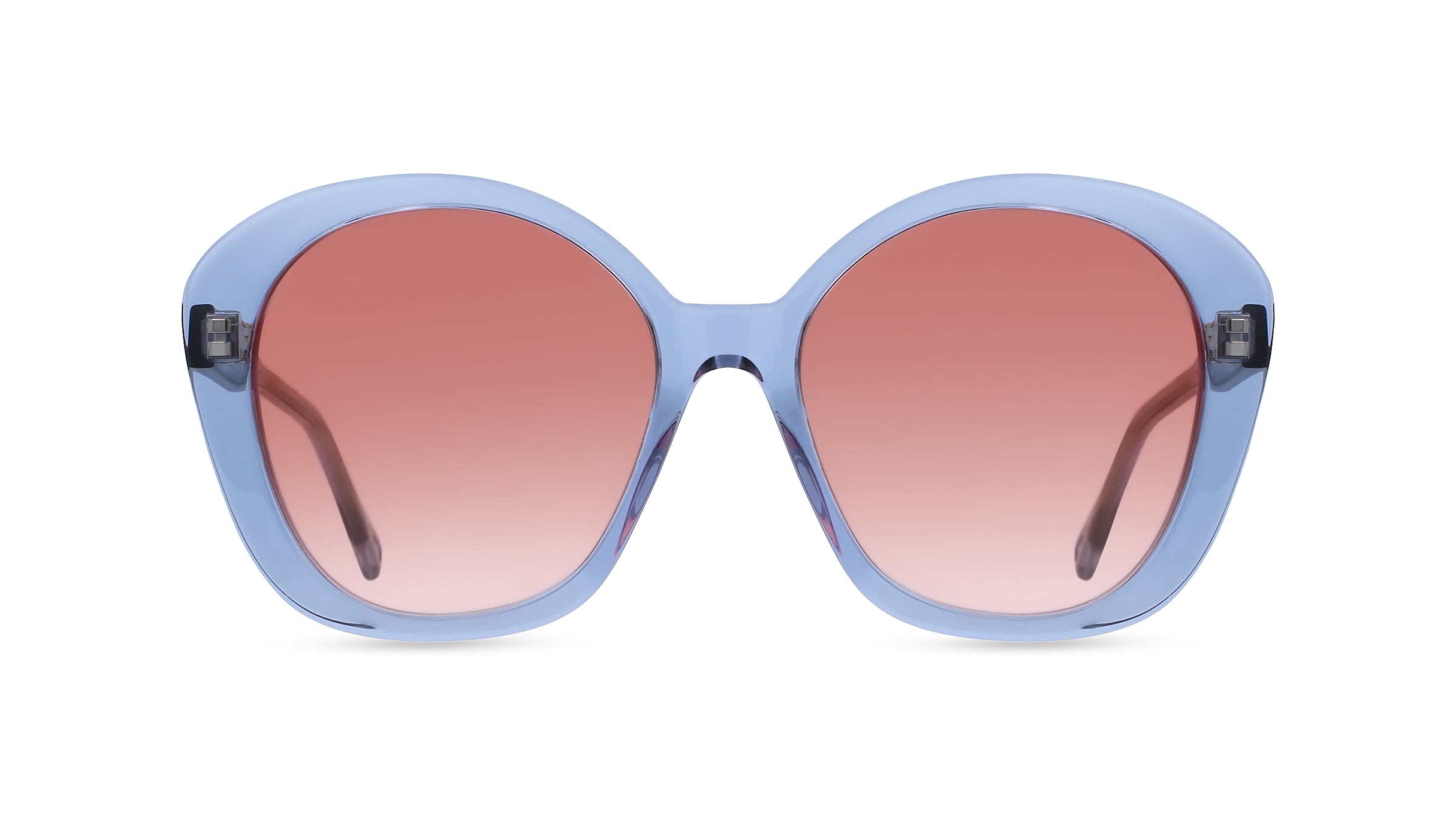 Chloé CH0081S Damen-Sonnenbrille Vollrand Oval Bio-Acetat-Gestell, blau