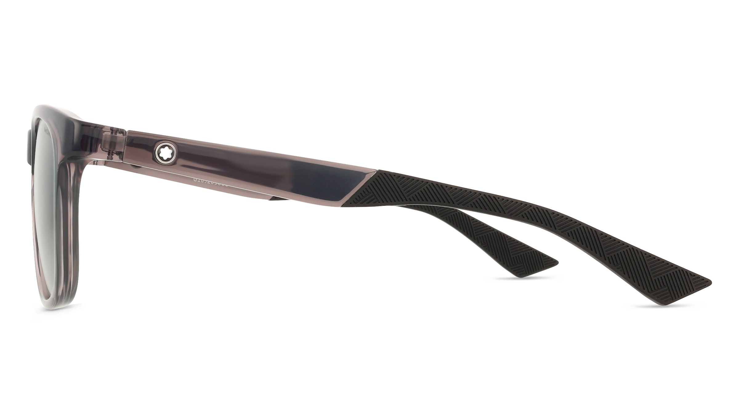 Thumbnail - Montblanc MB0400S Herren-Sonnenbrille Vollrand Quadratisch Kunststoff-Gestell, grau
