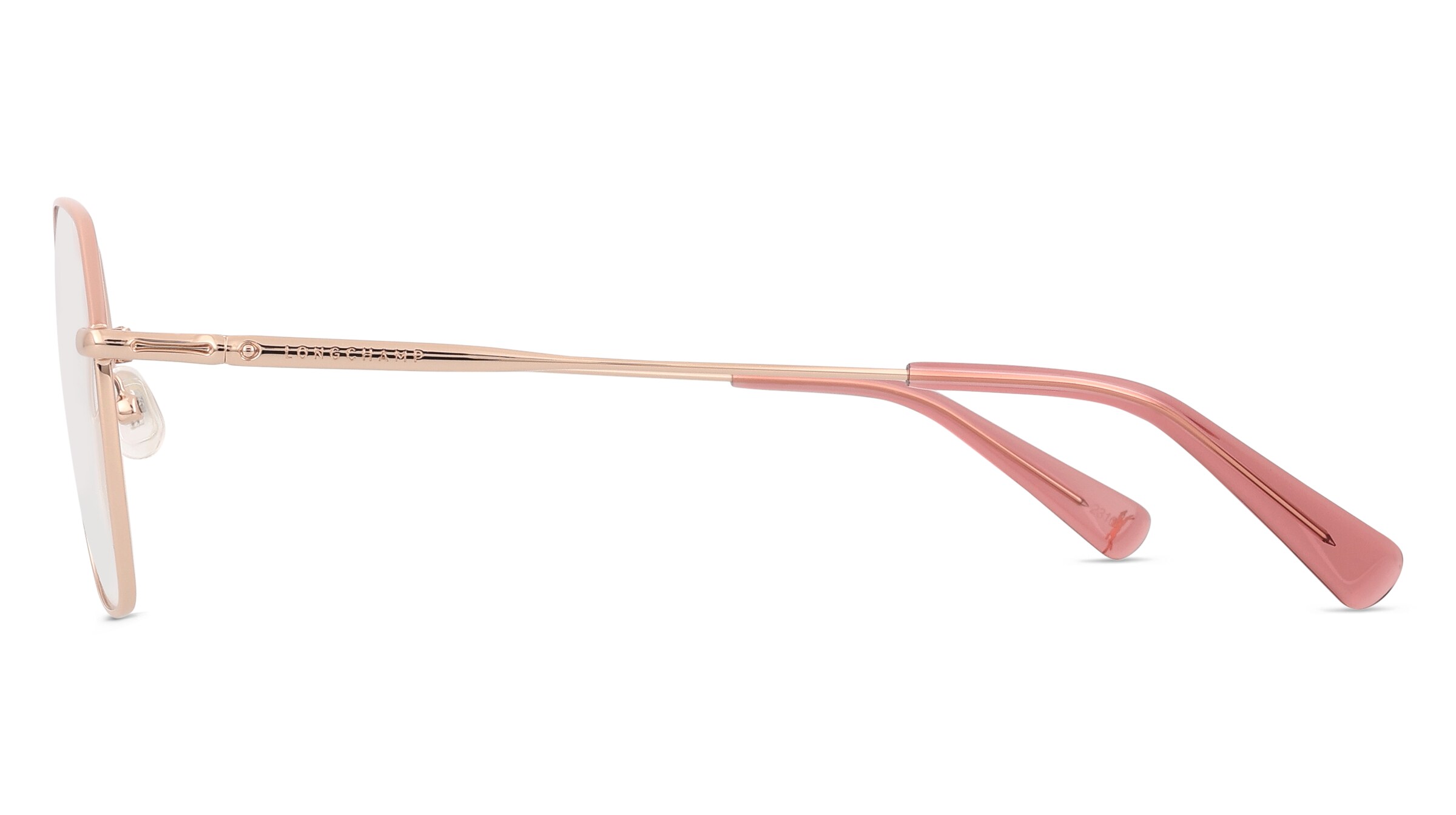 Thumbnail - Longchamp LO2152 Unisex-Brille inkl. Gläser Vollrand Quadratisch Metall-Gestell 53/19/140, pink