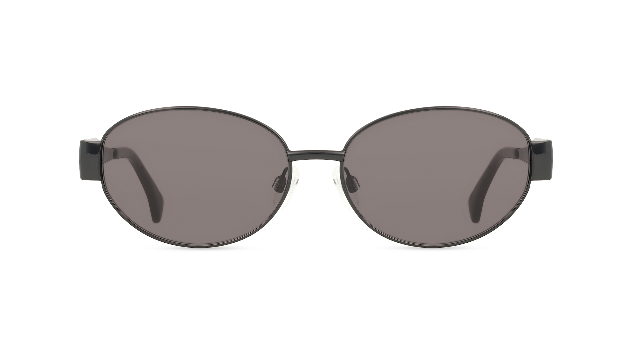 Fielmann BD 590 SUN FA NOVA Damen-Sonnenbrille Vollrand Oval Edelstahl-Gestell, schwarz