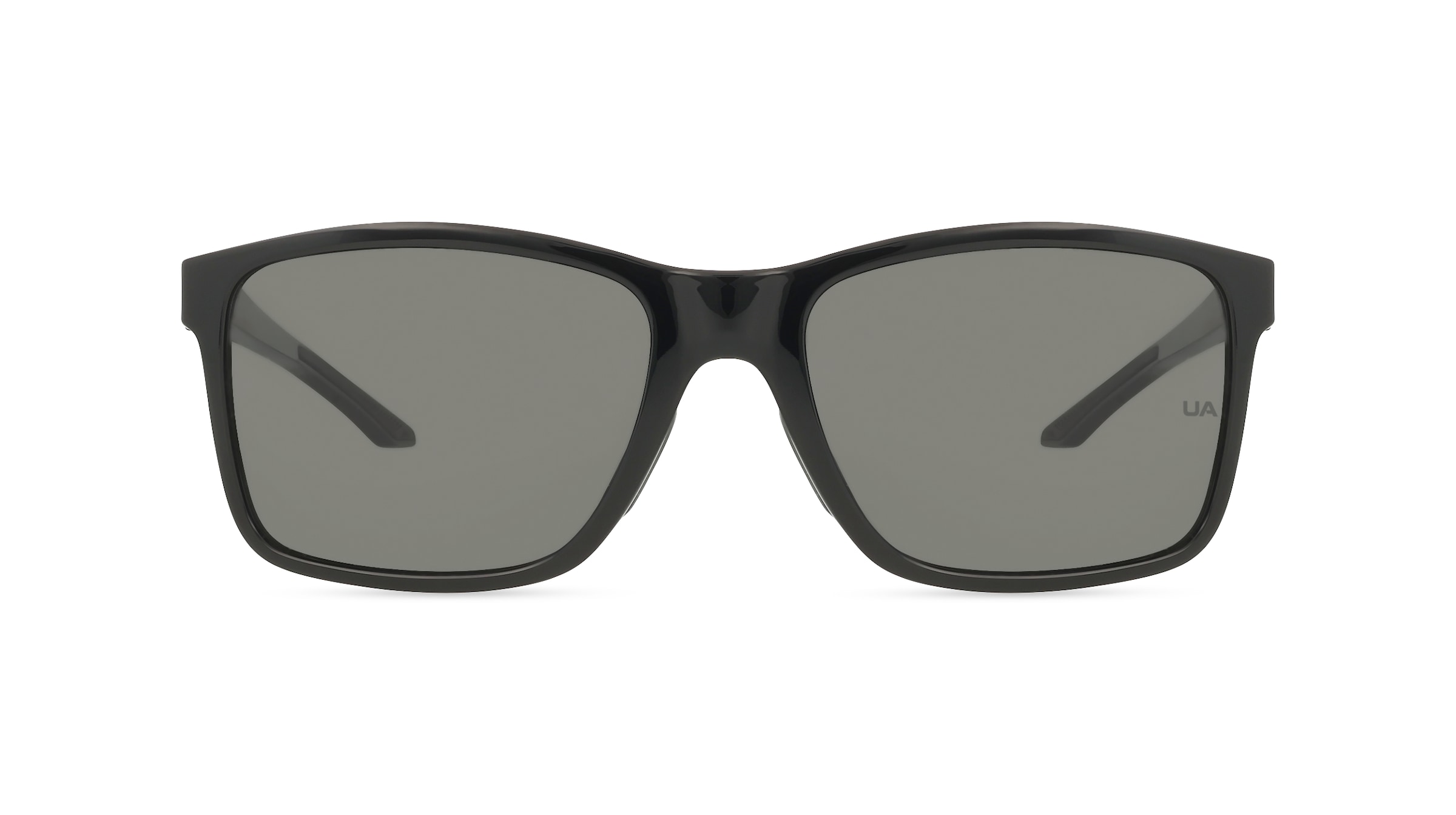 Under Armour UA HUSTLE XL Unisex-Sonnenbrille Vollrand Eckig Kunststoff-Gestell, schwarz