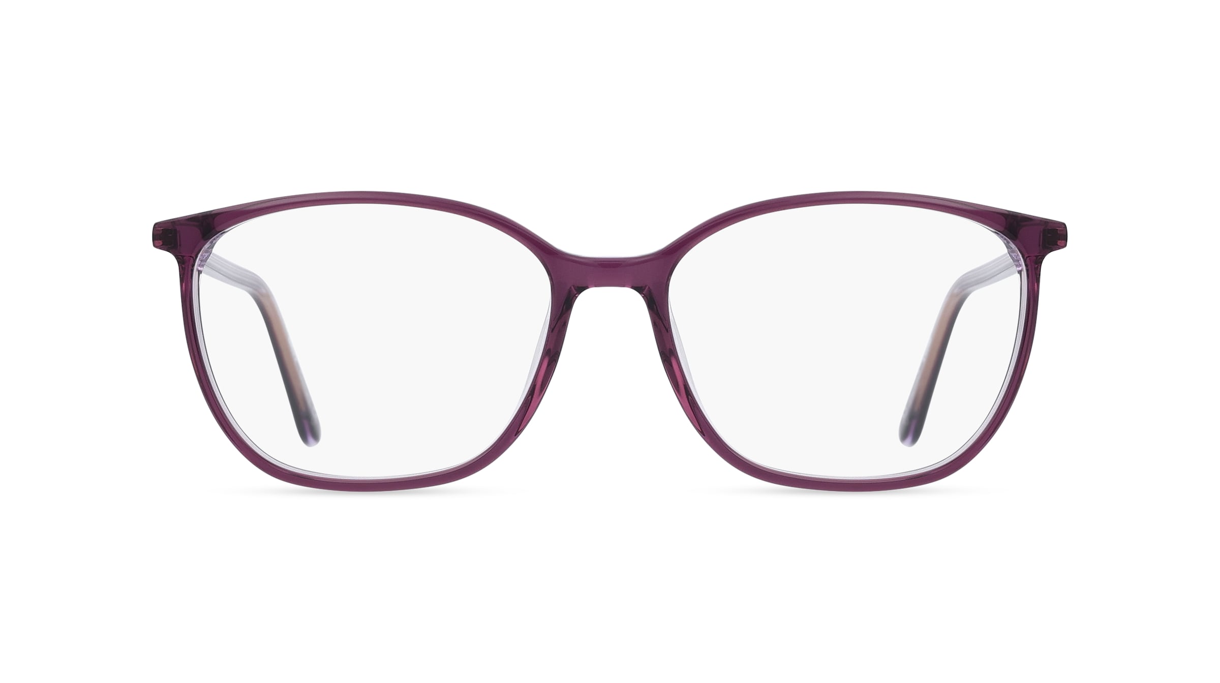 Mexx 2530 Damen-Brille inkl. Gläser Vollrand Eckig Kunststoff-Gestell 53mm/15mm/140mm, lila