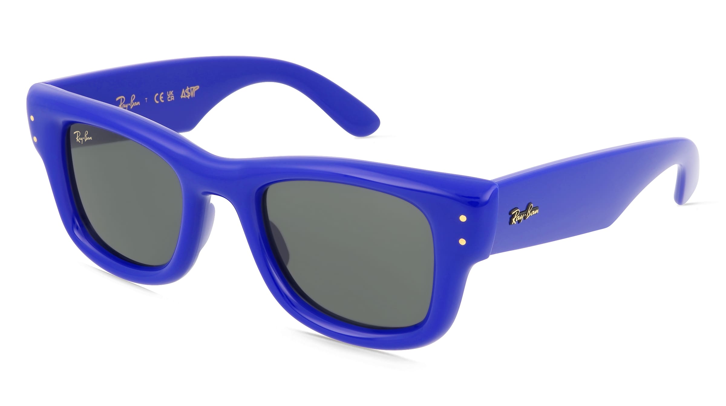 Ray-Ban RB4940WAYFARER PUFFER Unisex-Sonnenbrille Vollrand Quadratisch Kunststoff-Gestell, Blau