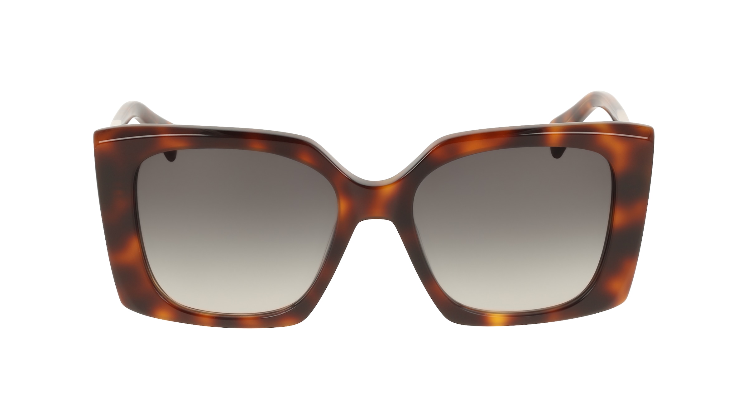 Liu Jo LJ819S Damen-Sonnenbrille Vollrand Quadratisch Acetat-Gestell, braun