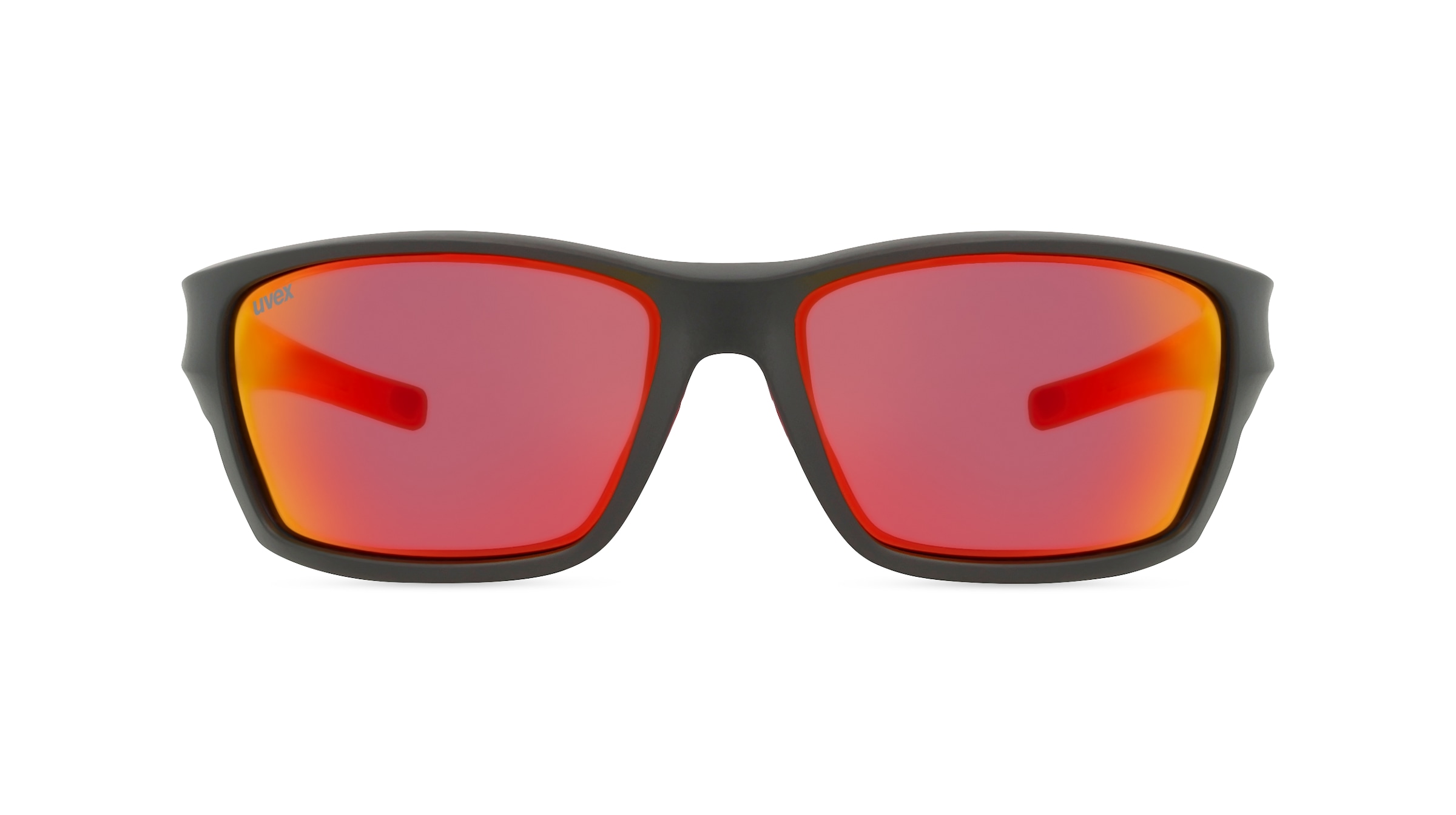 Uvex Sports S533002 sportstyle 232 P Unisex-Sonnenbrille Vollrand Quadratisch TR90-Gestell, Schwarz