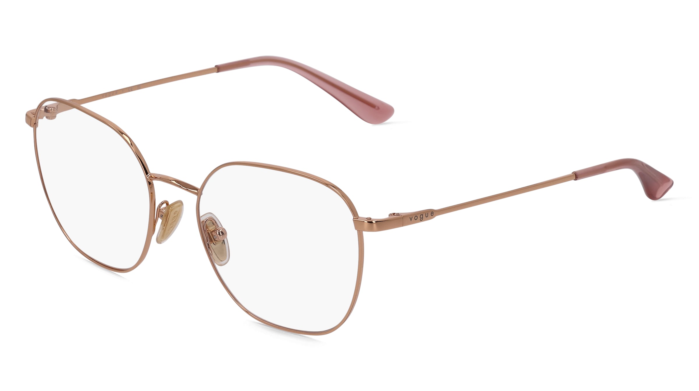 Vogue VO4178 Damen-Brille inkl. Gläser Vollrand Quadratisch Metall-Gestell 50/18/135, Kupfer