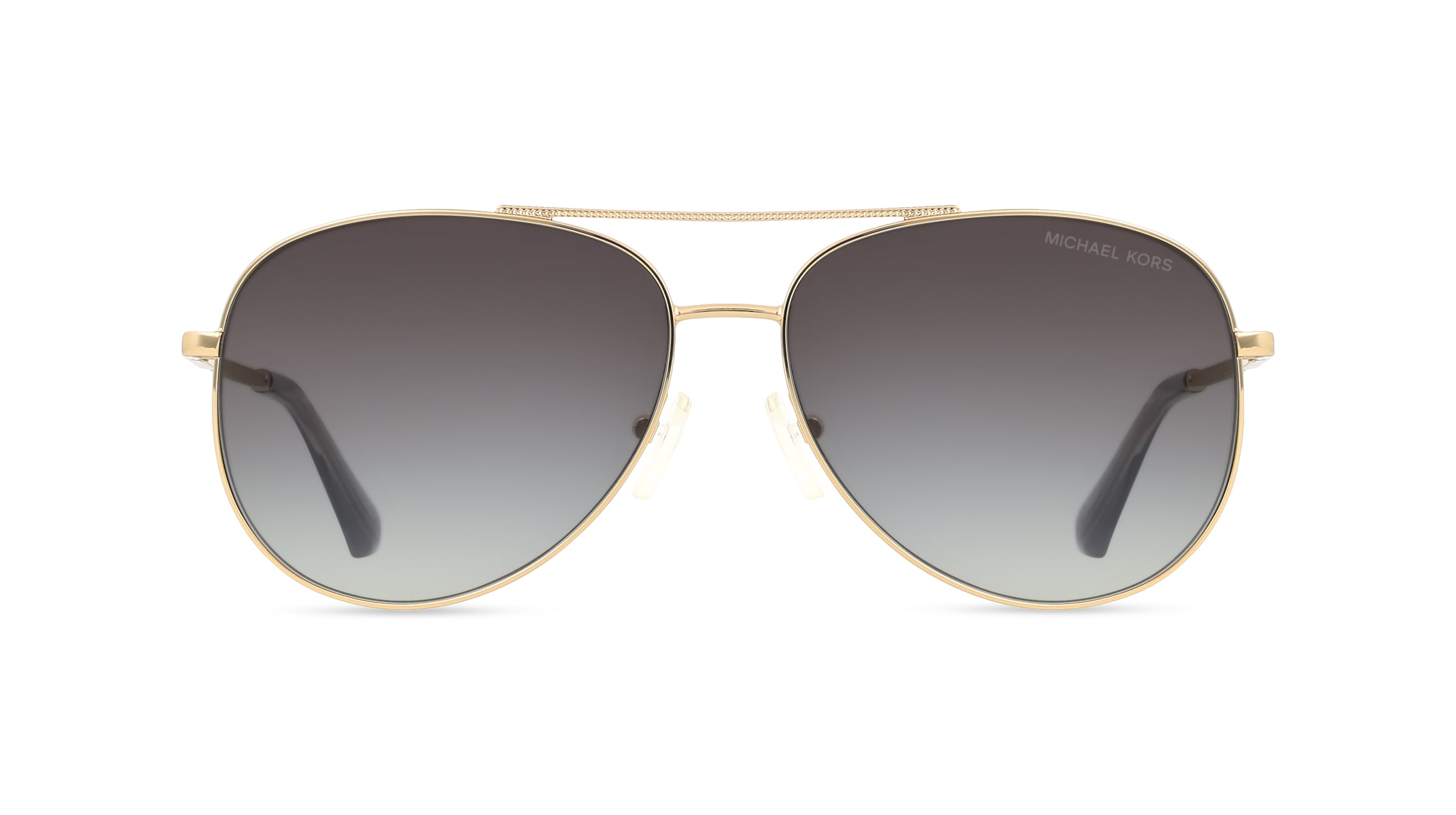 Michael Kors 0MK1172 PERLEDO Damen-Sonnenbrille Vollrand Pilot Metall-Gestell, gold