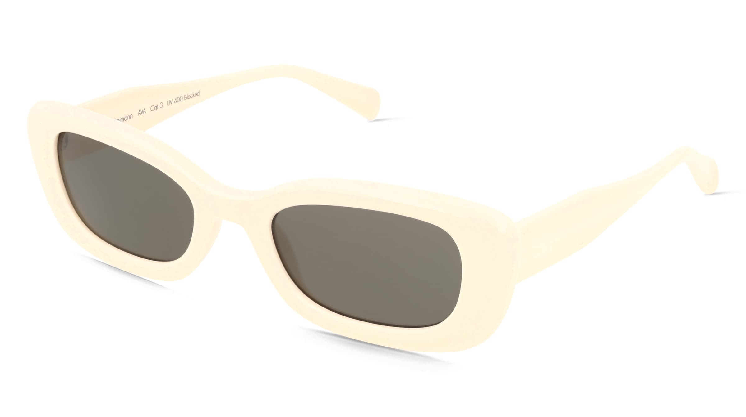 Fielmann MC 632 SUN FA AVA Damen-Sonnenbrille Vollrand Butterfly Propionat-Gestell, Beige