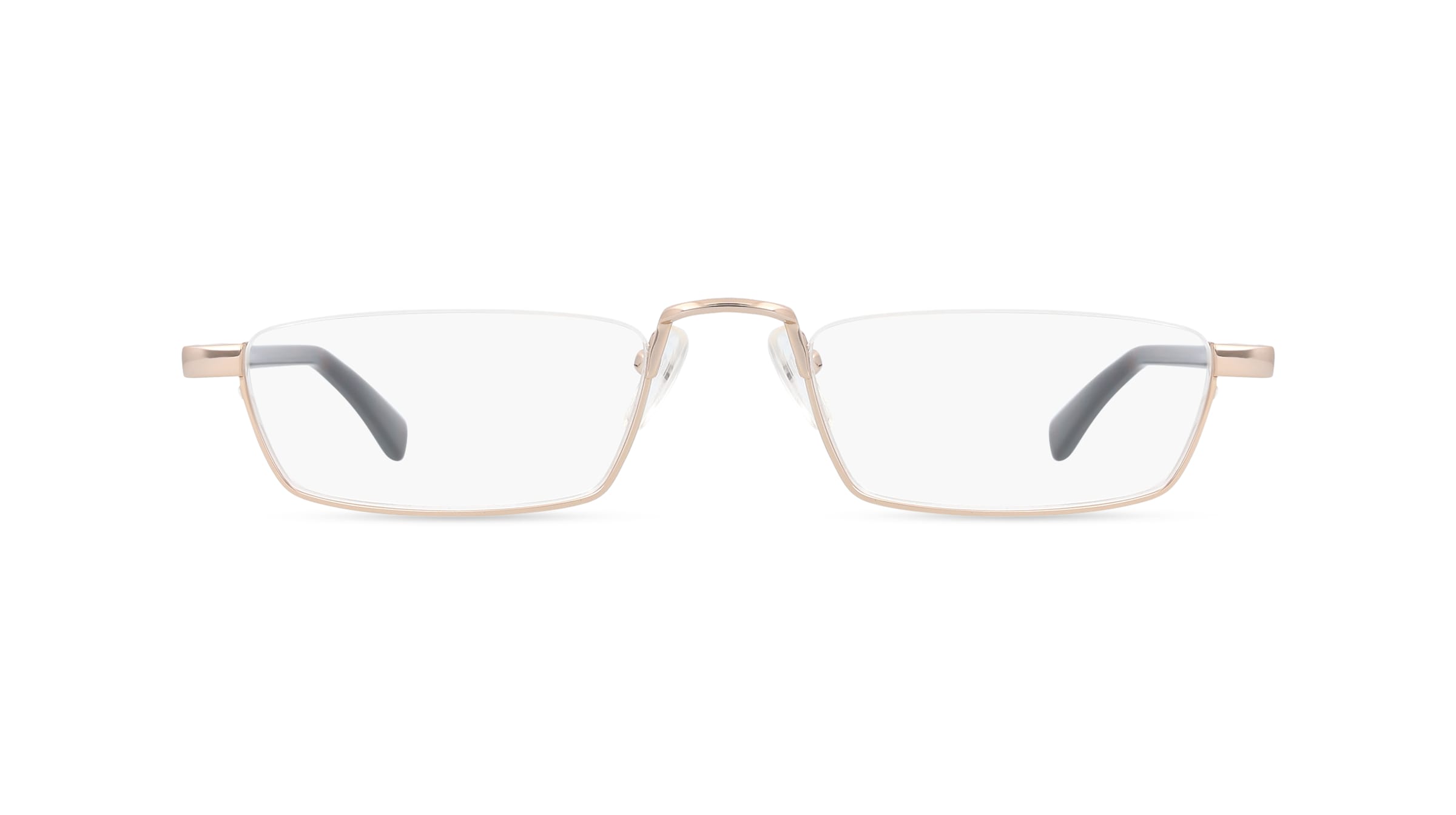 Fielmann OPH 9974 CL HANS Herren-Brille inkl. Gläser Halbrand Halb Edelstahl-Gestell 53/21/150, gold