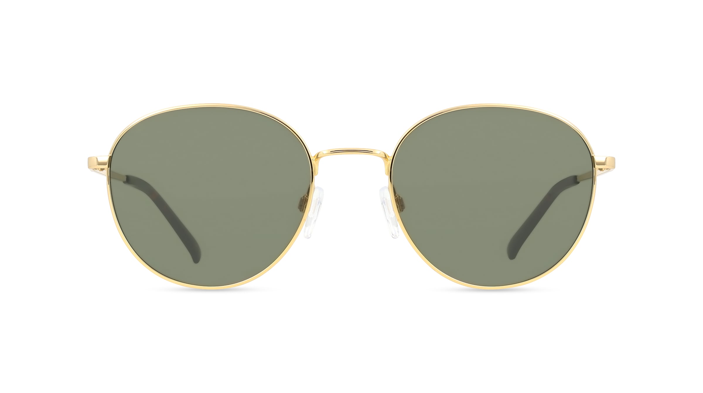 Fielmann BD 600 SUN CL BO Damen-Sonnenbrille Vollrand Panto Edelstahl-Gestell, gelb