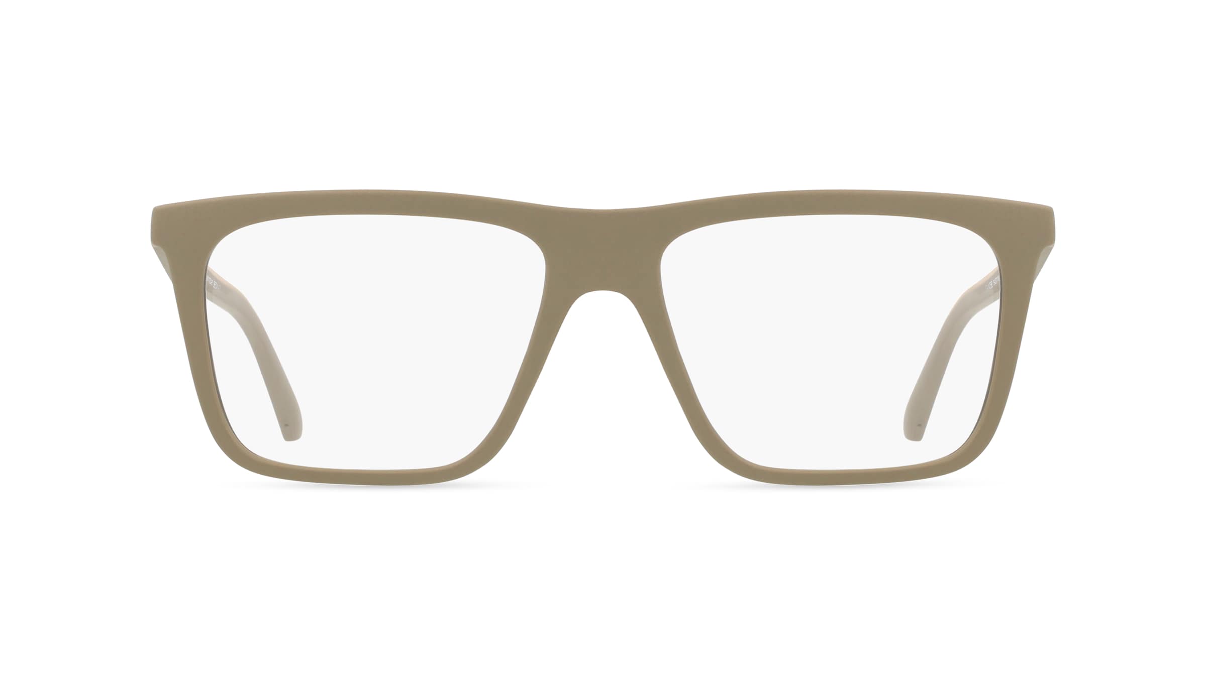 Emporio Armani 0EA4258 Herren-Brille inkl. Gläser Vollrand Quadratisch Kunststoff-Gestell 56/17/145, Beige
