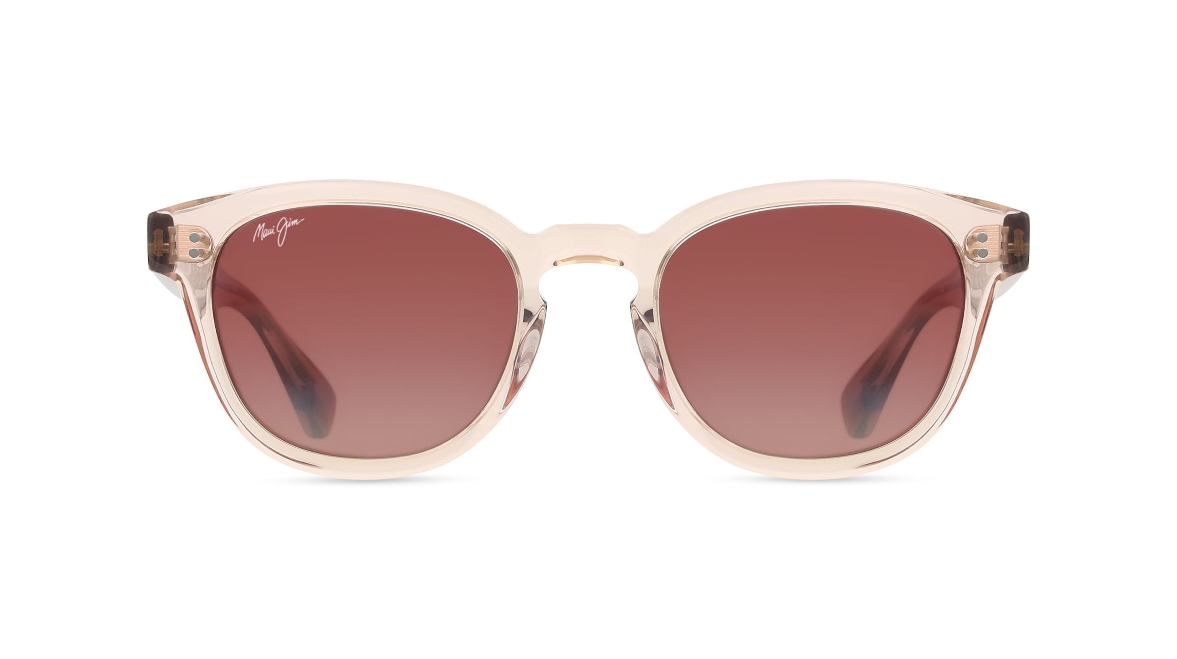 Maui Jim R842 Cheetah 5 Unisex-Sonnenbrille Vollrand Rund Acetat-Gestell, pink