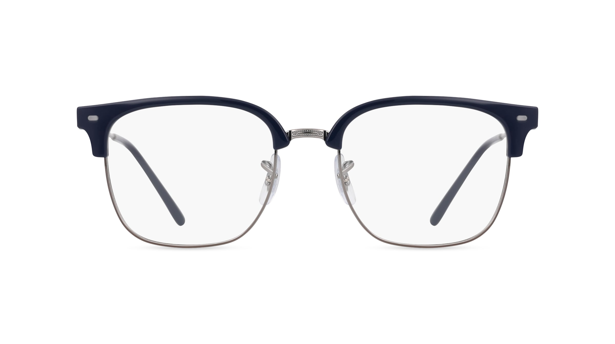 Ray-Ban RX7216 Unisex-Brille inkl. Gläser Vollrand Eckig Metall-Gestell 49mm/20mm/145mm, blau