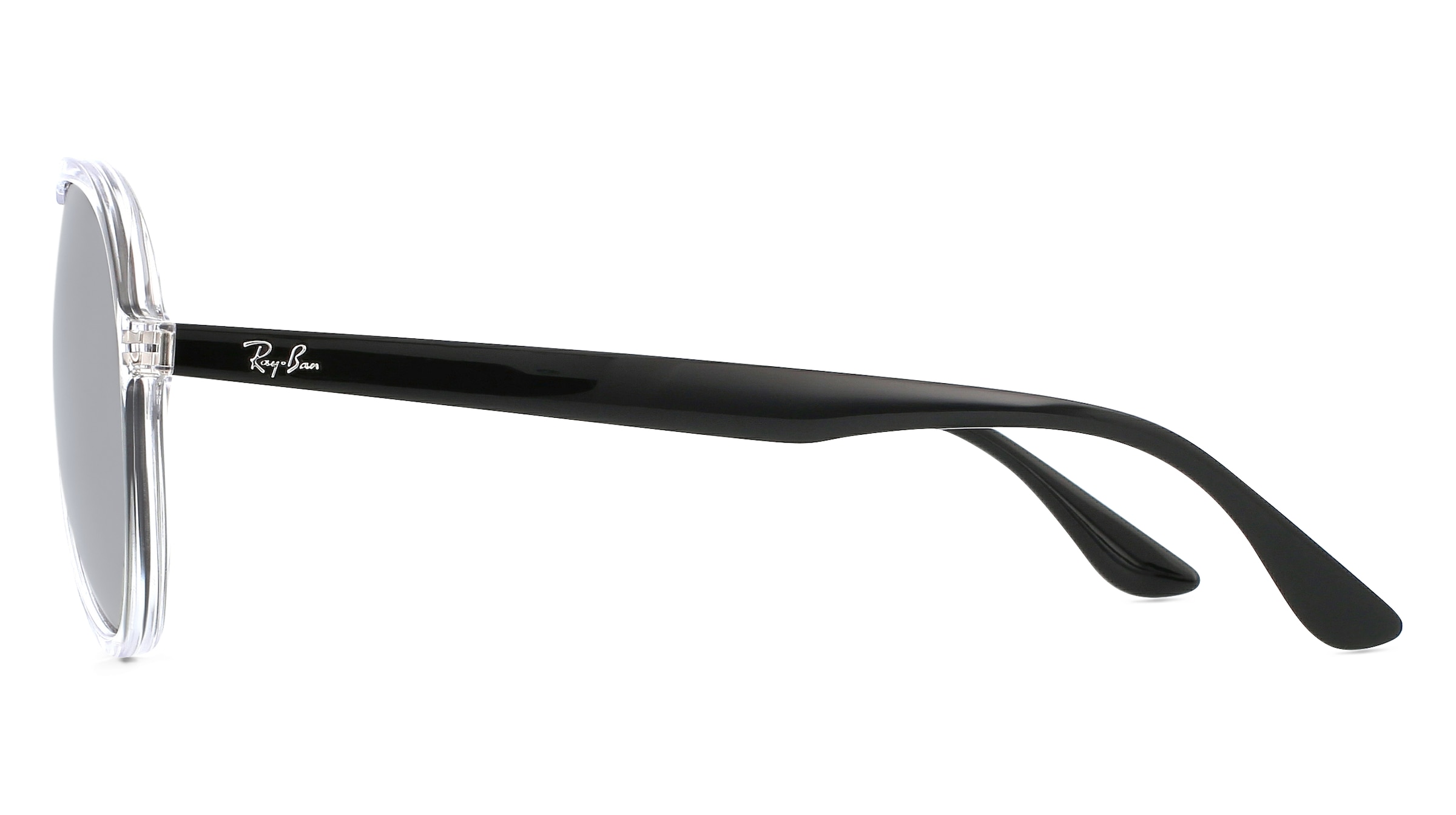 Thumbnail - Ray-Ban RB 4376 Unisex-Sonnenbrille Vollrand Pilot Kunststoff-Gestell, transparent