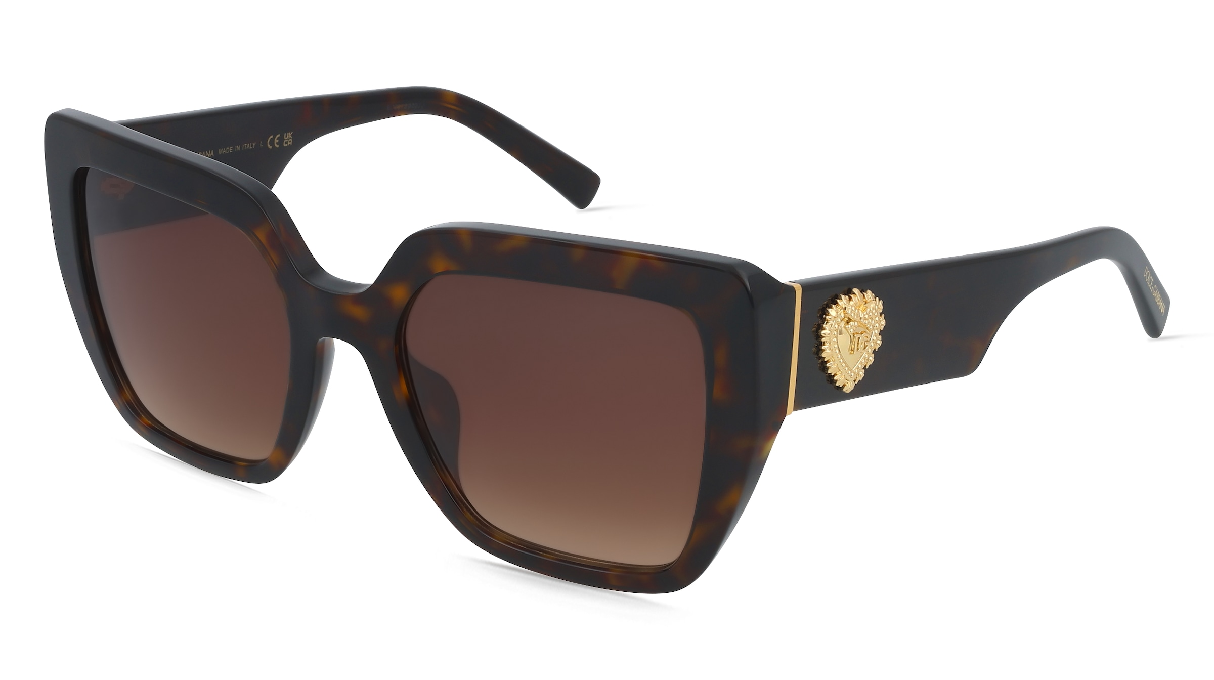Dolce&amp;Gabbana DG4538 Damen-Sonnenbrille Vollrand Quadratisch Acetat-Gestell, Havanna