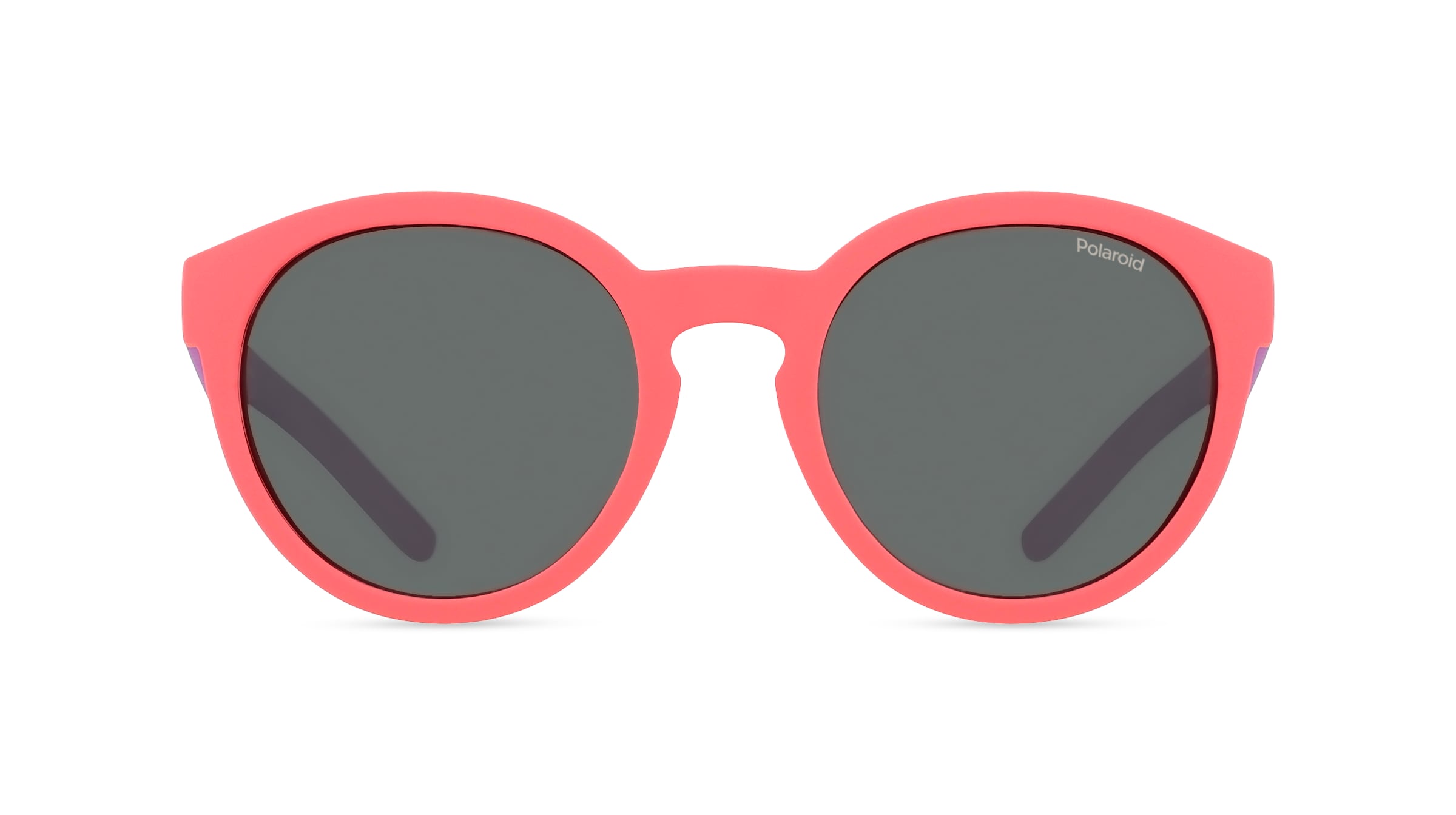 Polaroid PLD 8019/S Kinder-Sonnenbrille Vollrand Rund Kunststoff-Gestell, pink