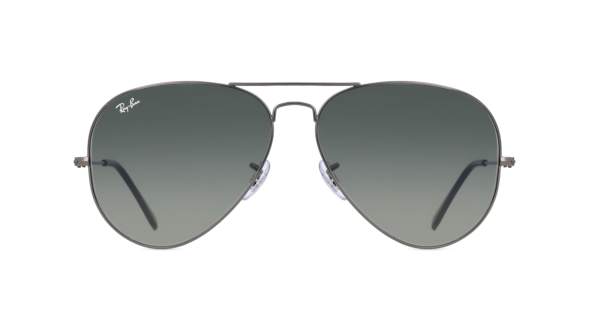 Ray-Ban RB 3025 AVIATOR Unisex-Sonnenbrille Vollrand Pilot Metall-Gestell, Grau