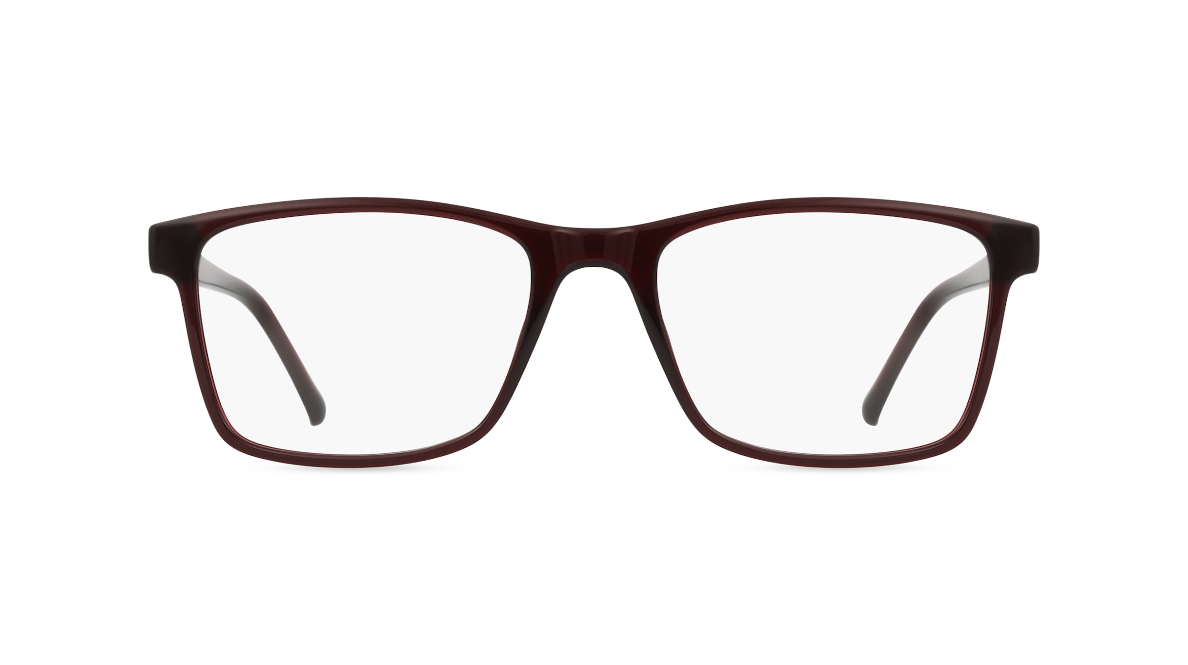 Fielmann BD 544 CL Herren-Brille inkl. Gläser Vollrand Eckig Propionat-Gestell 56mm/19mm/145mm, rot