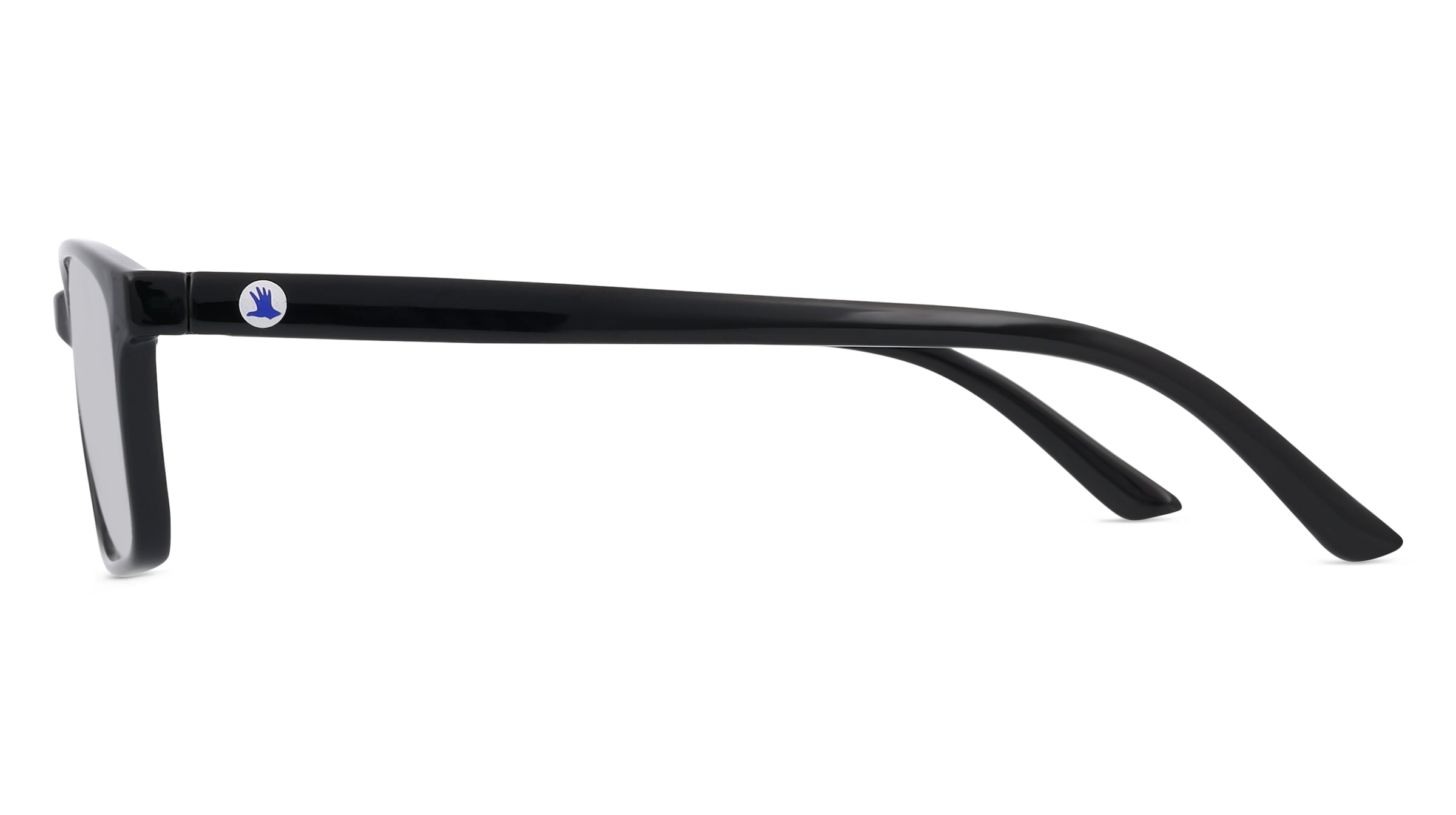 Thumbnail - I NEED YOU LUCA Unisex-Brille Vollrand Quadratisch Kunststoff-Gestell, schwarz