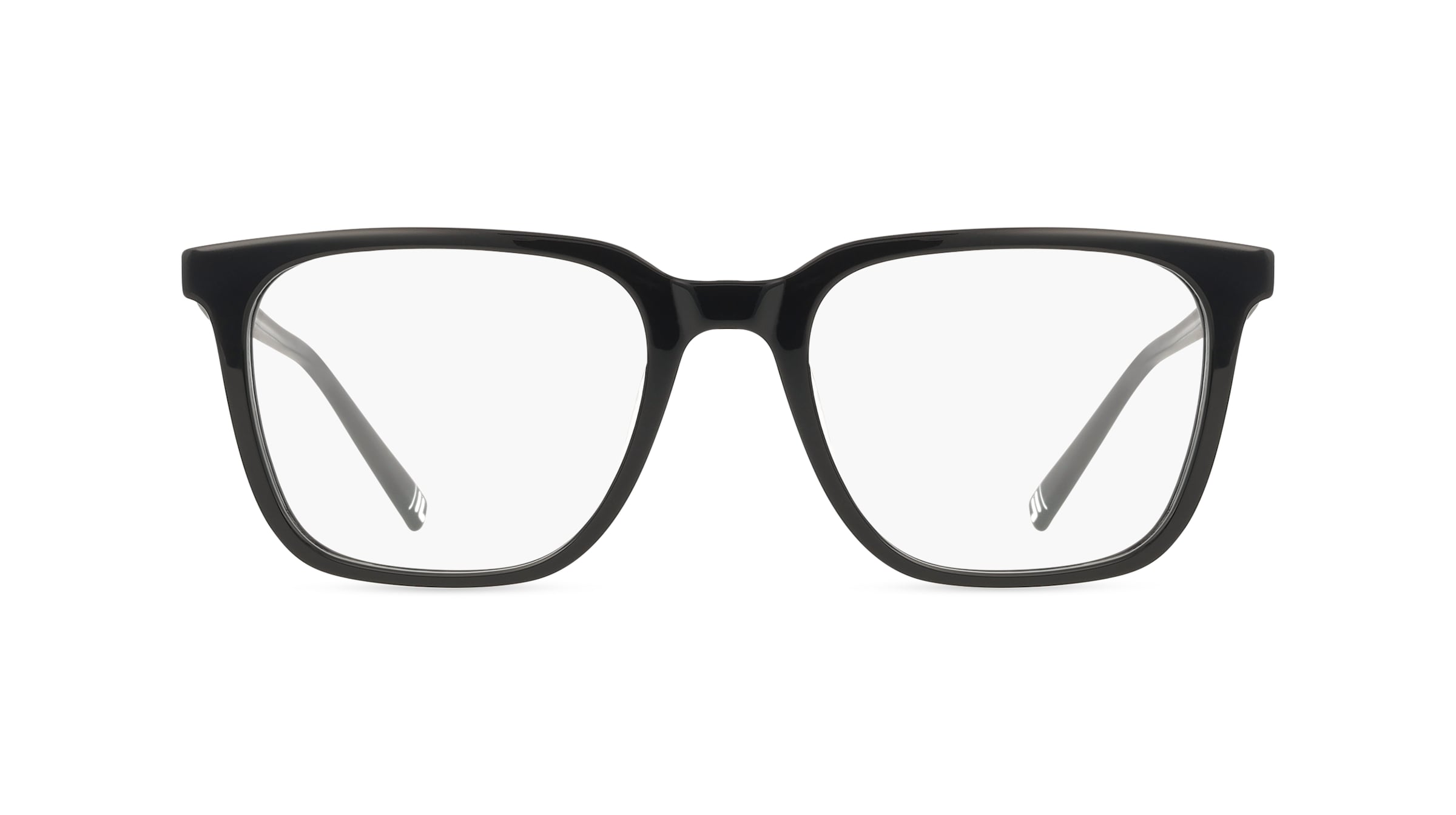 Fila VFI876 Herren-Brille inkl. Gläser Vollrand Eckig Kunststoff-Gestell 53mm/19mm/145mm, Schwarz