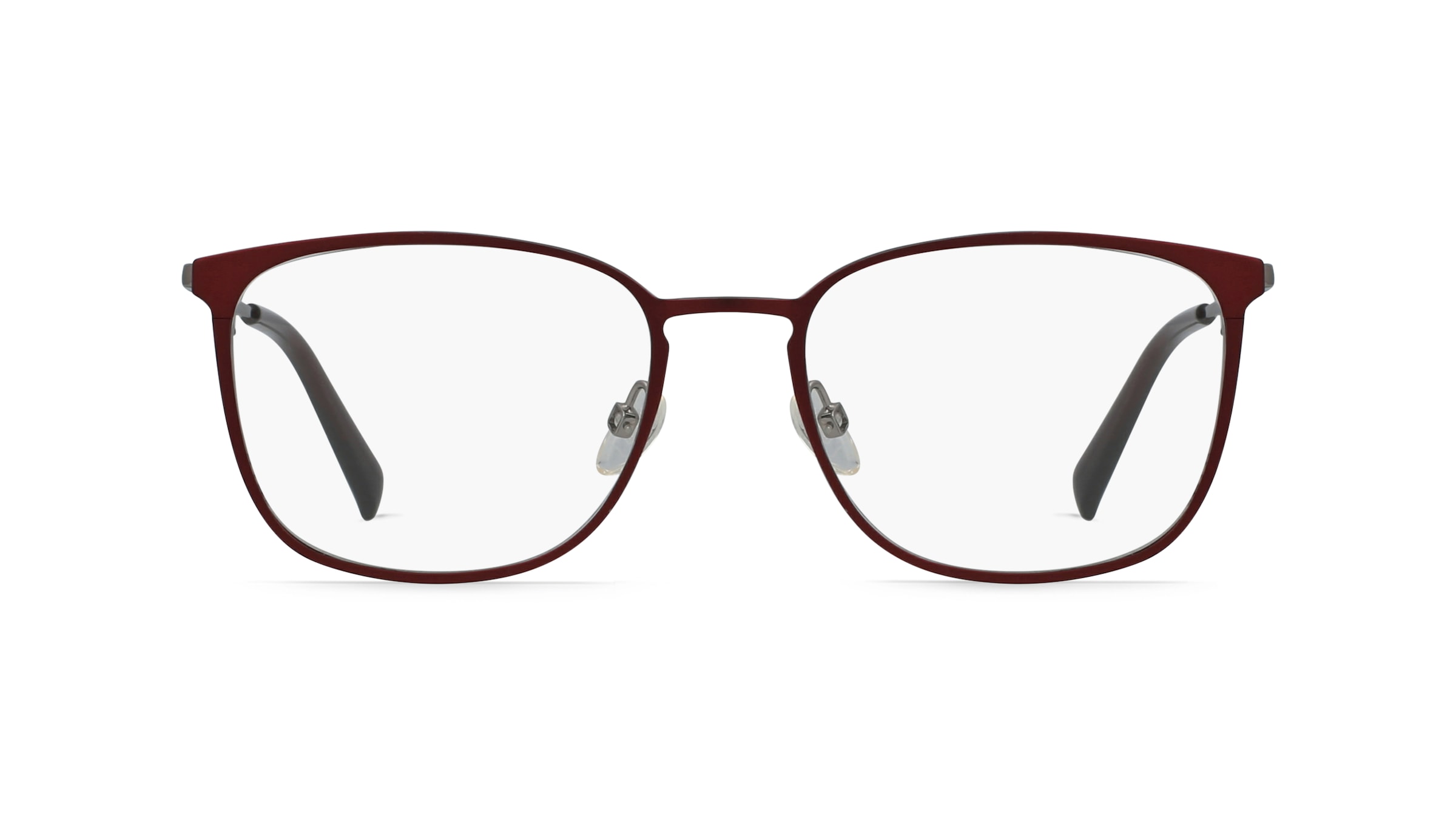 Fielmann MI 029 CL Damen-Brille inkl. Gläser Vollrand Eckig Edelstahl-Gestell 49mm/17mm/135mm, silber