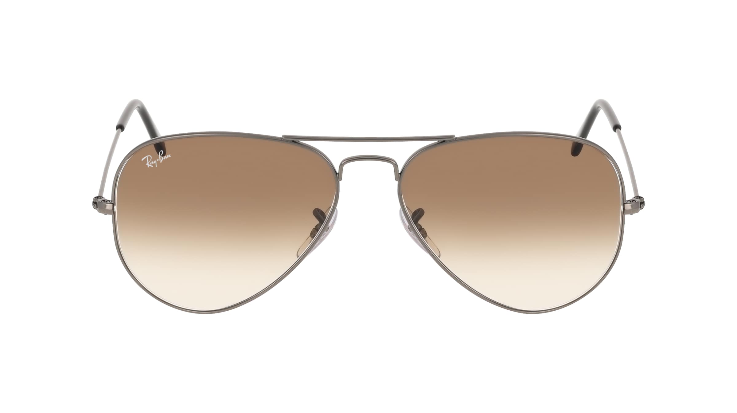 Ray-Ban RB 3025 AVIATOR Unisex-Sonnenbrille Vollrand Pilot Metall-Gestell, Grau