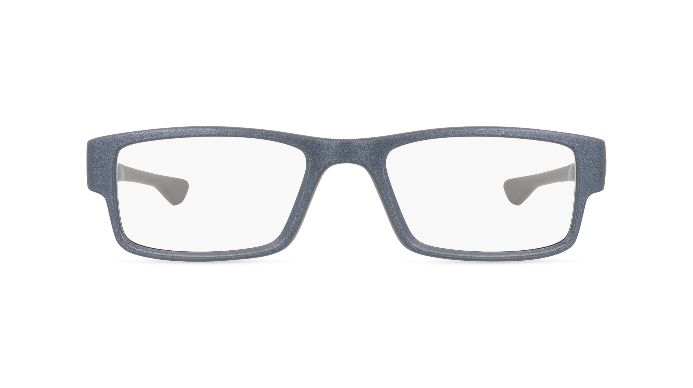 Oakley OX8046 Herren-Brille inkl. Gläser Vollrand Quadratisch Kunststoff-Gestell 53/18/143, Blau