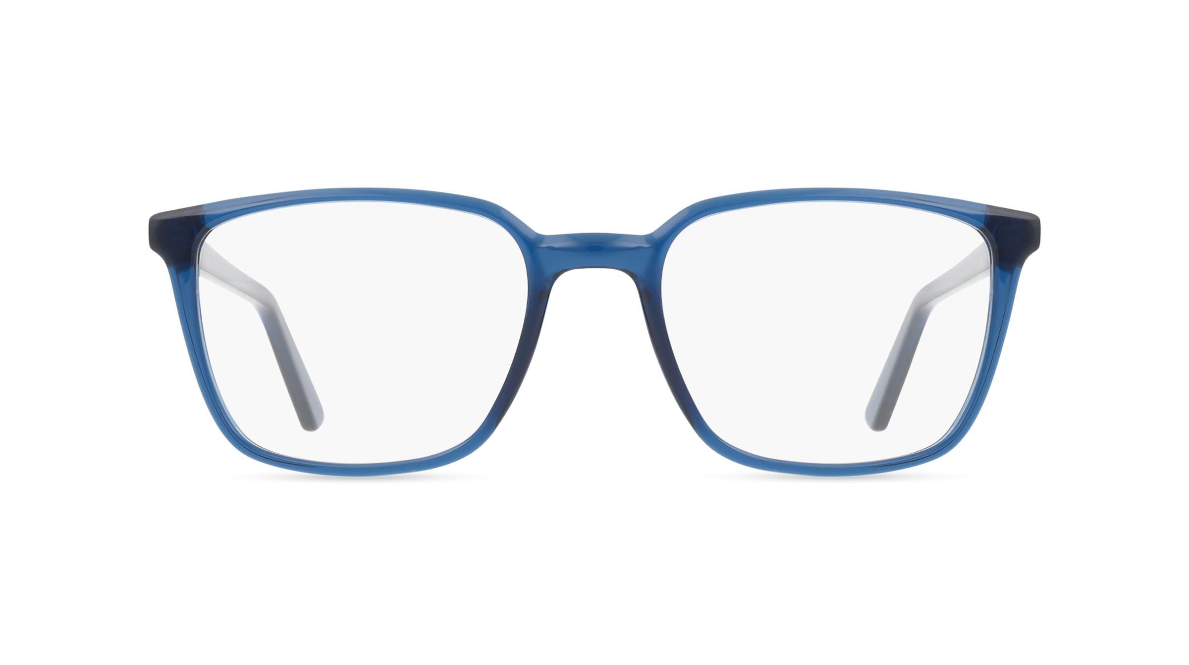 Fielmann JIL 035 CL RON Herren-Brille inkl. Gläser Vollrand Eckig Acetat-Gestell 53/19/145, Blau