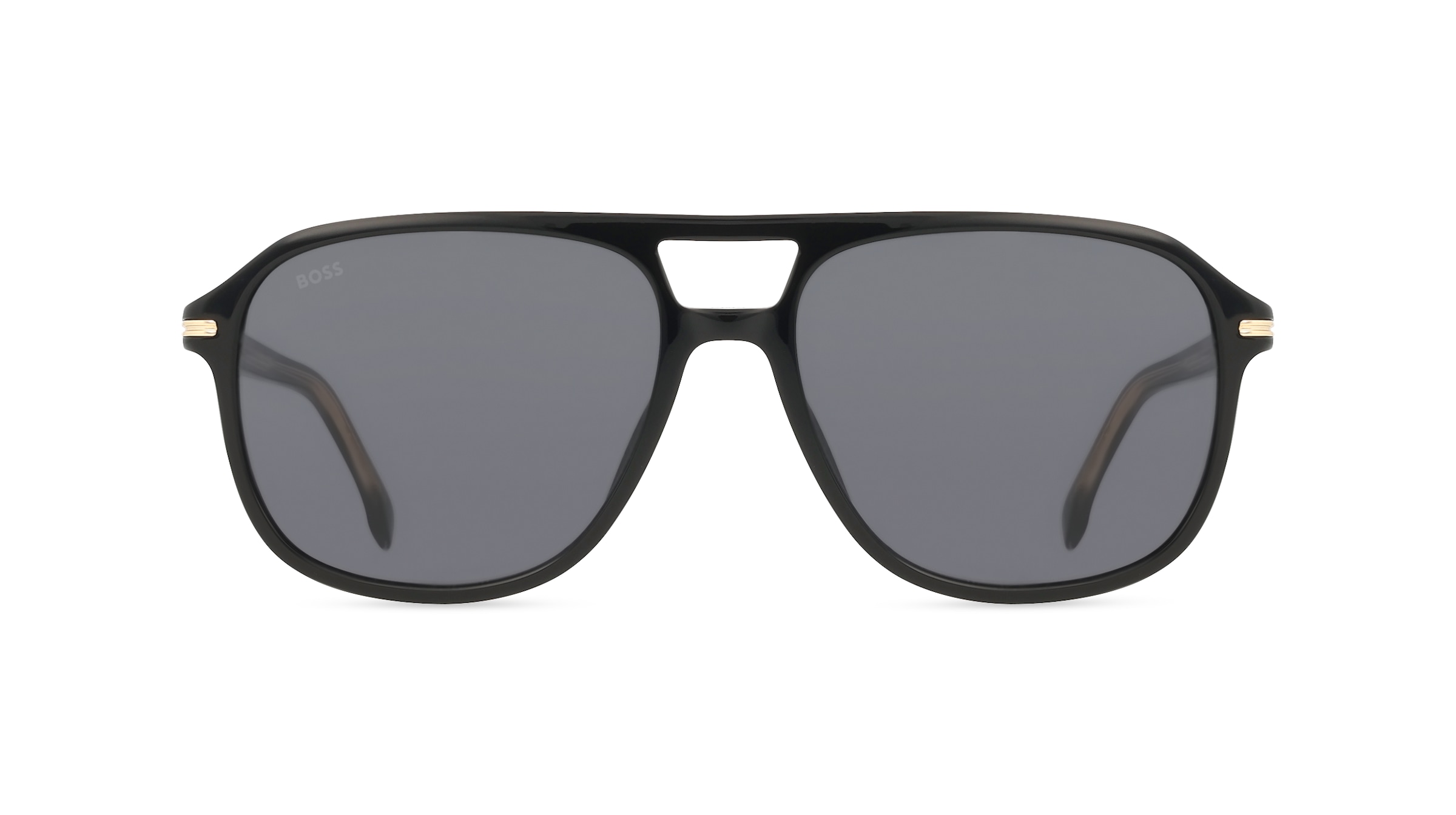 Boss BOSS 1751/S Herren-Sonnenbrille Vollrand Eckig Acetat-Gestell, Schwarz