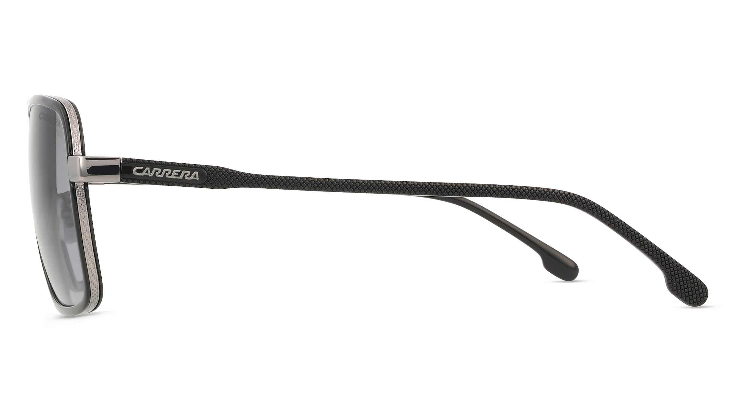 Thumbnail - Carrera 256/S Herren-Sonnenbrille Vollrand Rectangular Edelstahl-Gestell, grau