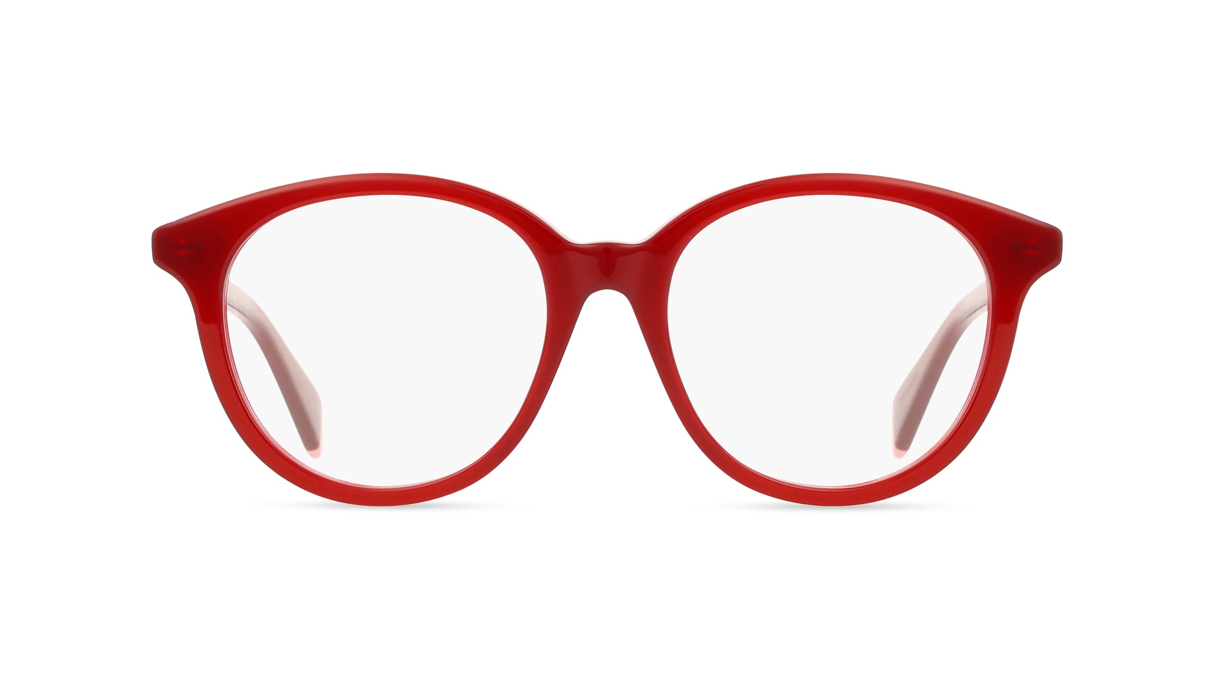 Kenzo KZ50179I AKA Damen-Brille inkl. Gläser Vollrand Rund Acetat-Gestell 50/18/145, Rot