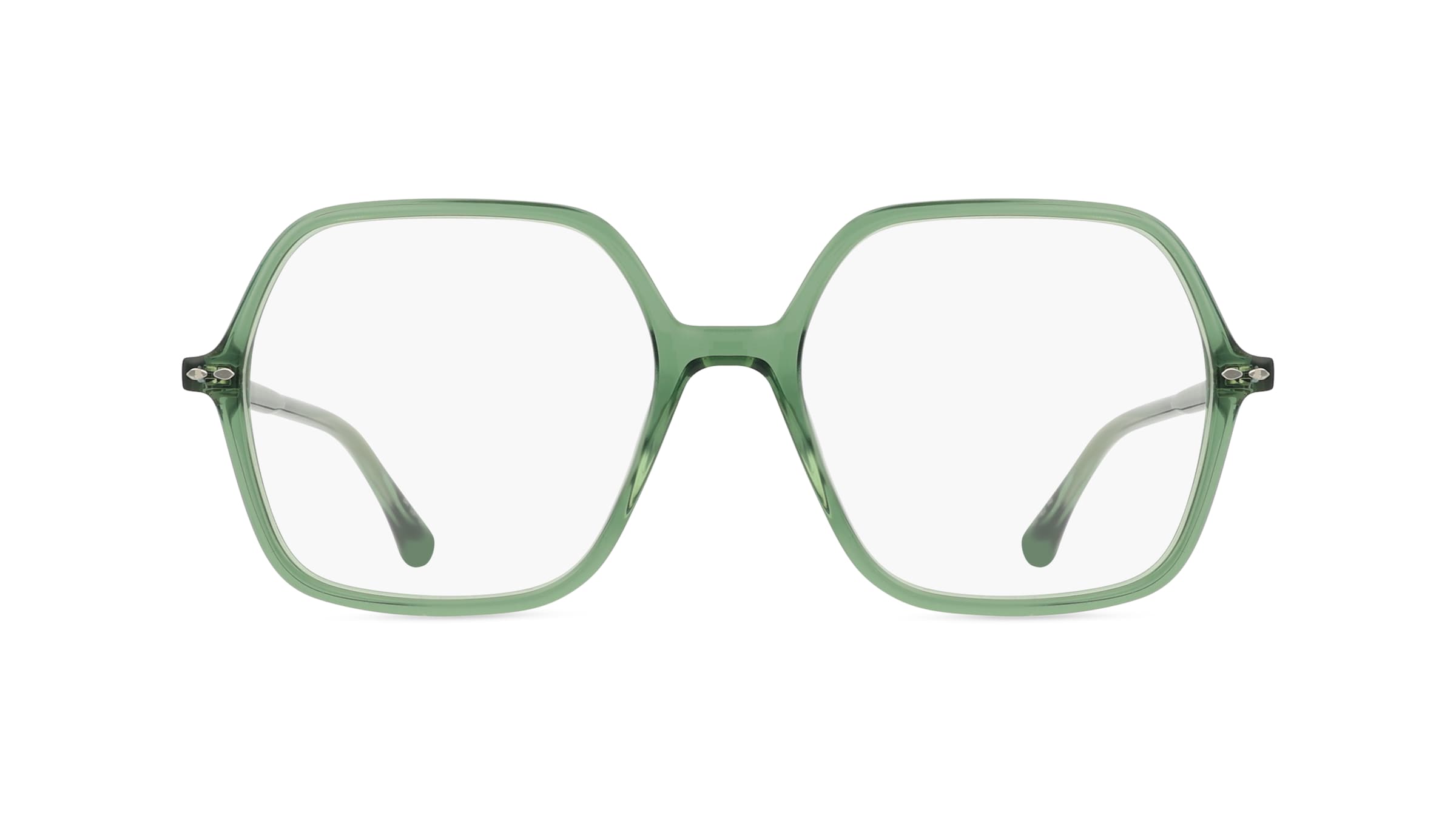 Isabel Marant IM 0150 Damen-Brille inkl. Gläser Vollrand Achteckig Acetat-Gestell 54mm/17mm/145mm, grün