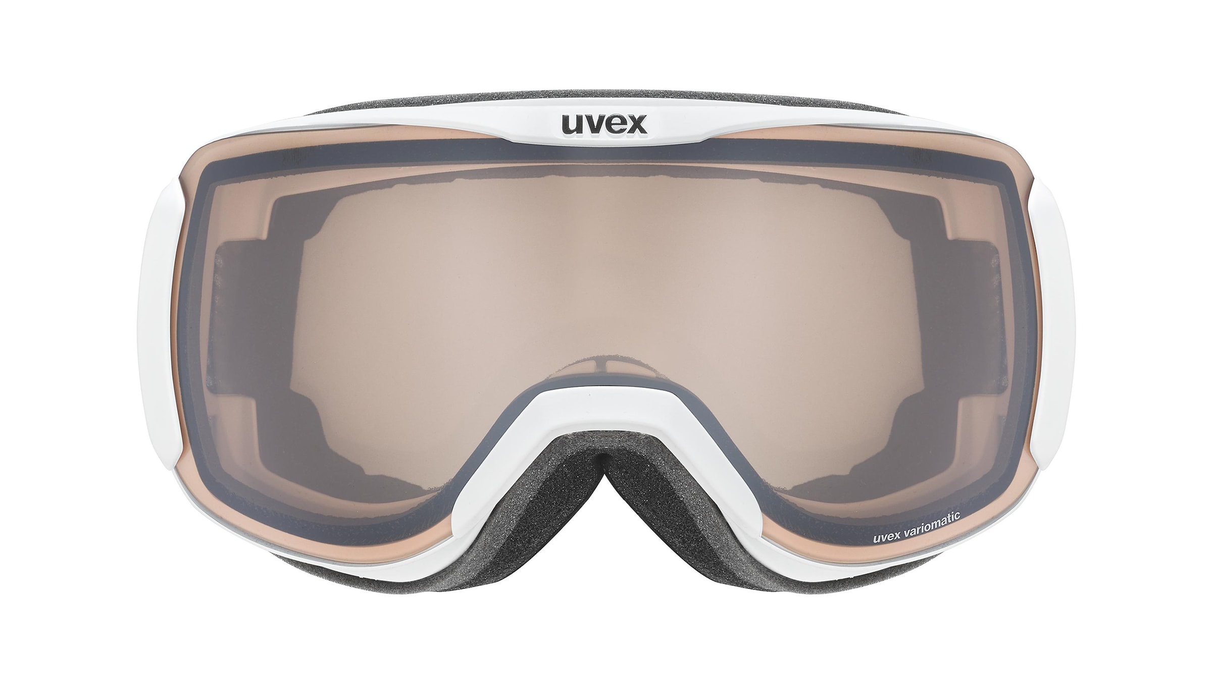 Uvex DOWNHILL 2100 CV  Unisex-Skibrille Vollrand Monoscheibe Kunststoff-Gestell, schwarz